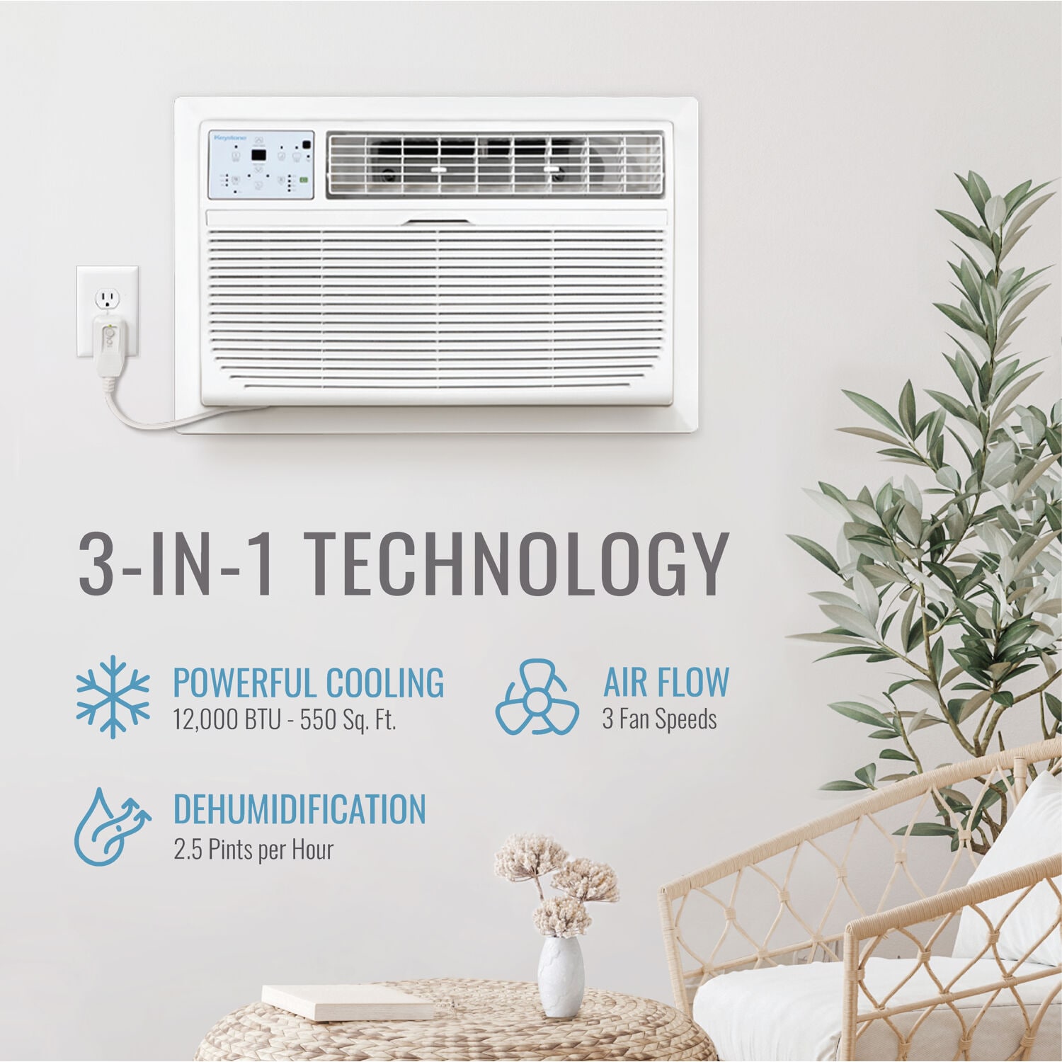 Keystone KSTAT12-2C Wall-Air-Conditioners - View #3