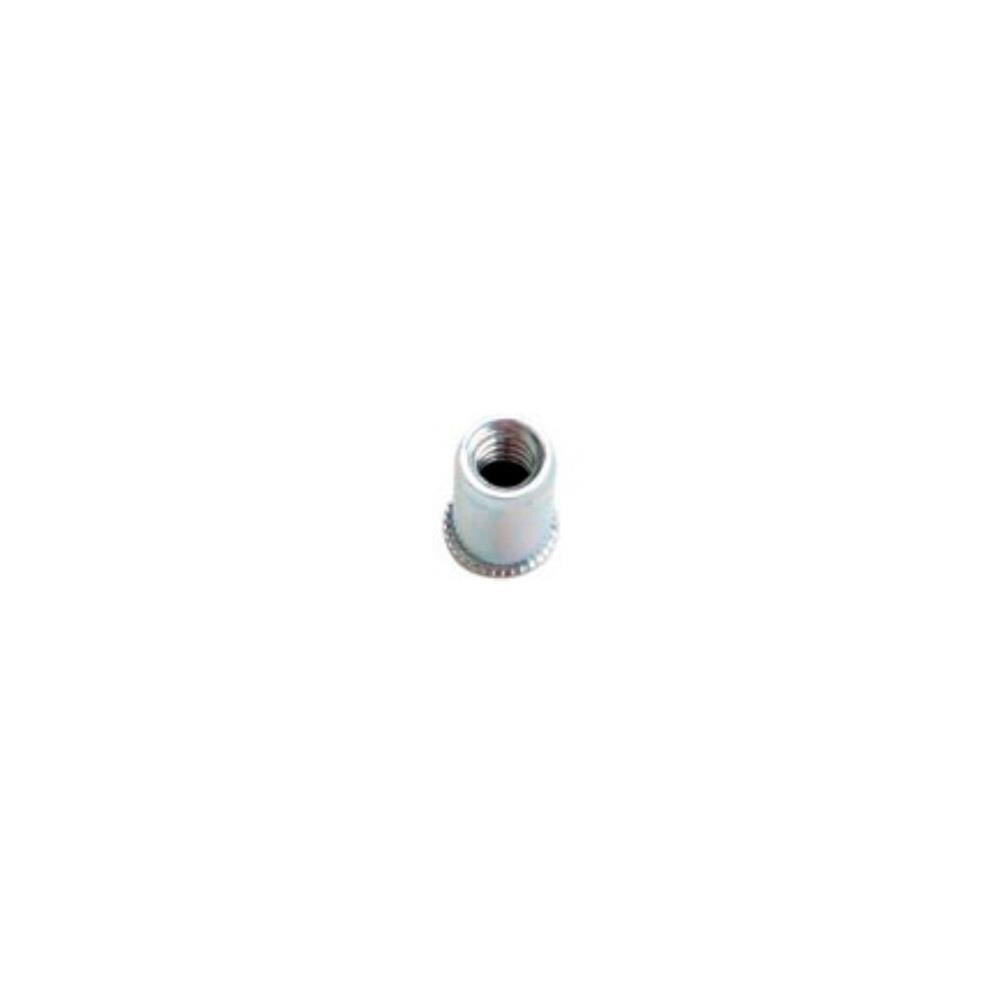 Tool Time ZX9ISN4290 10-24 Poly-Nut Low Profile Flange- Steel Grip Range- 0.020- 0.080 Box of 50
