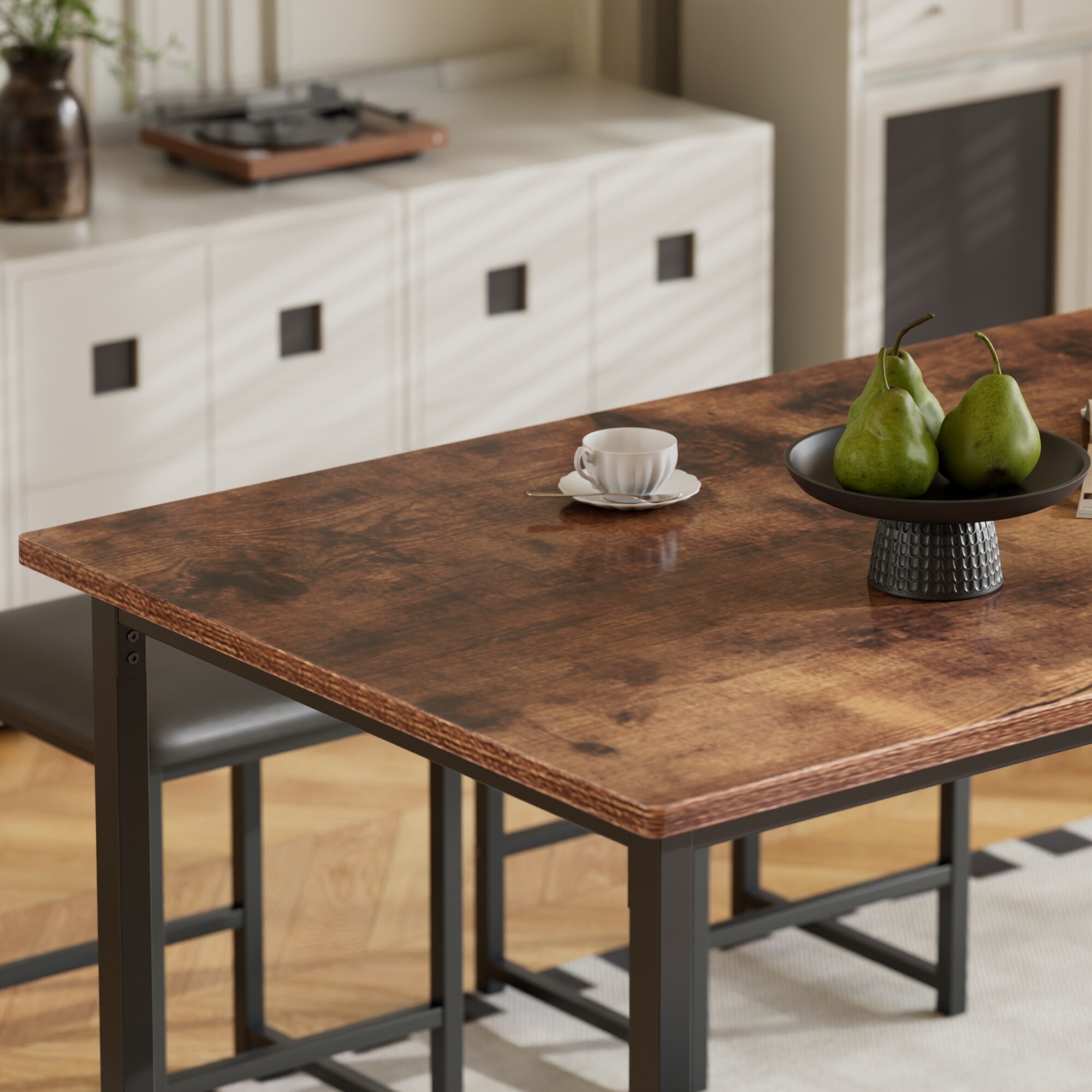 Vecelo LOE-XJM-TC22-BRN Dining-Sets - View #8