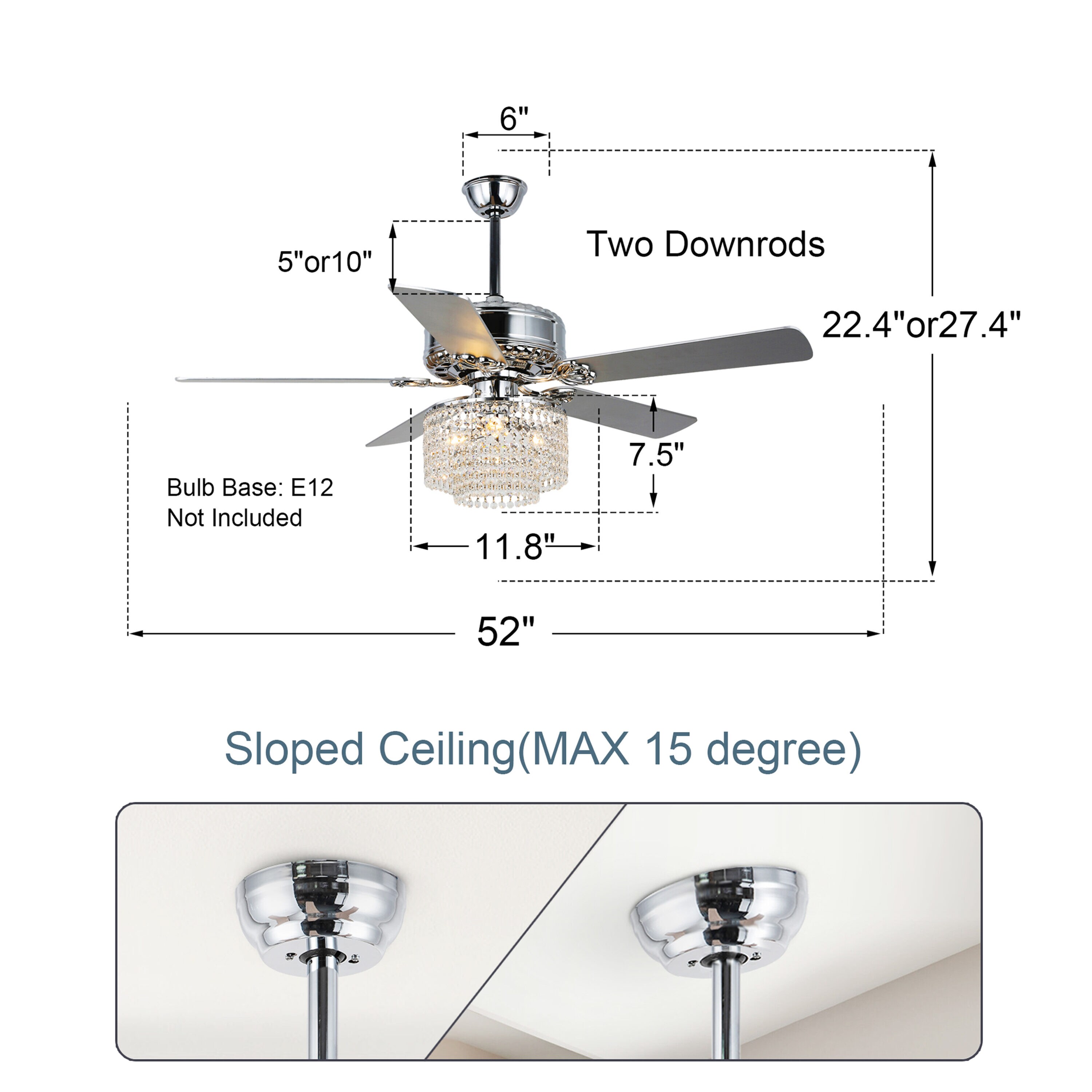 Oaks Decor BD2016 Ceiling-Fans - View #11