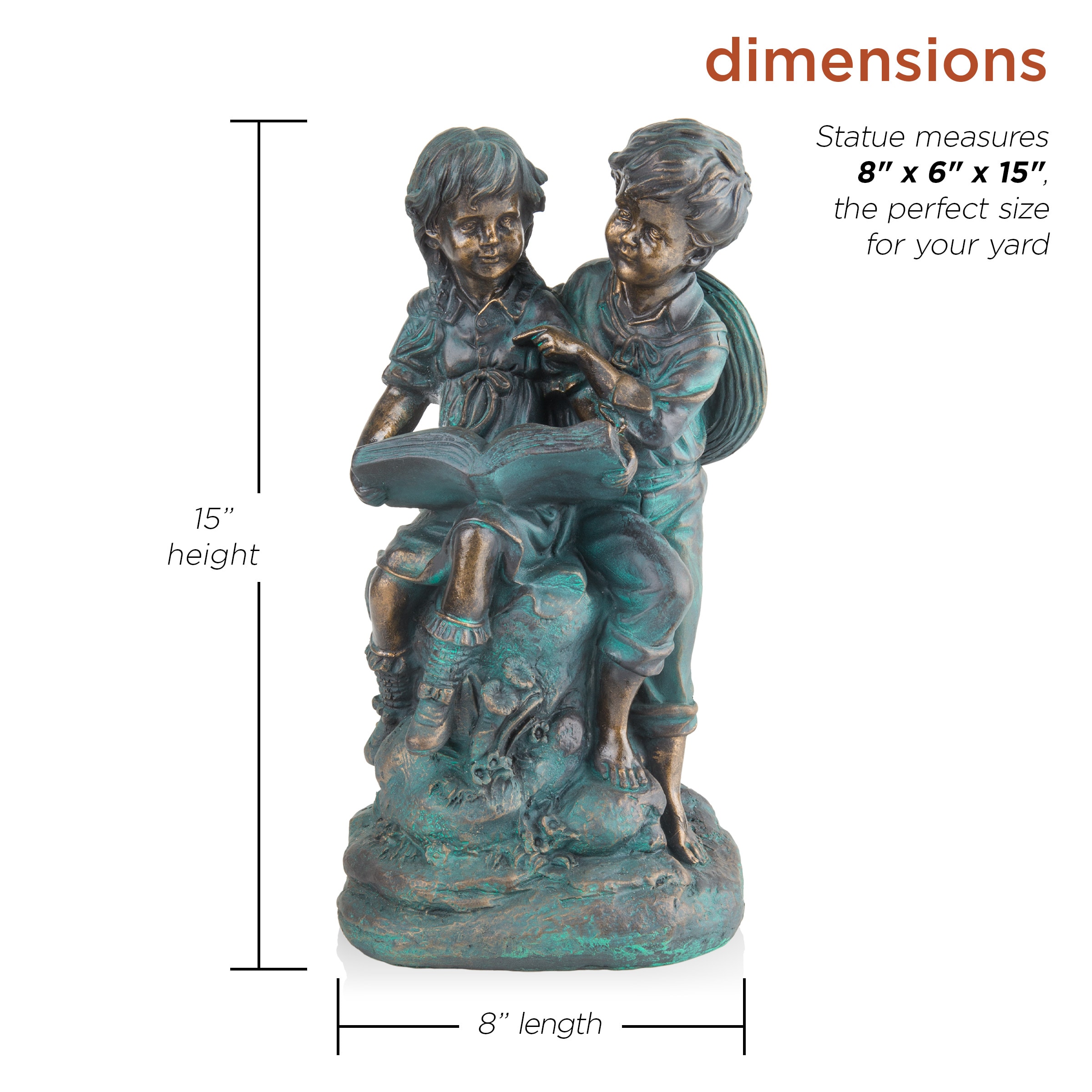 Alpine Corporation GXT266 Garden-Statue - View #3