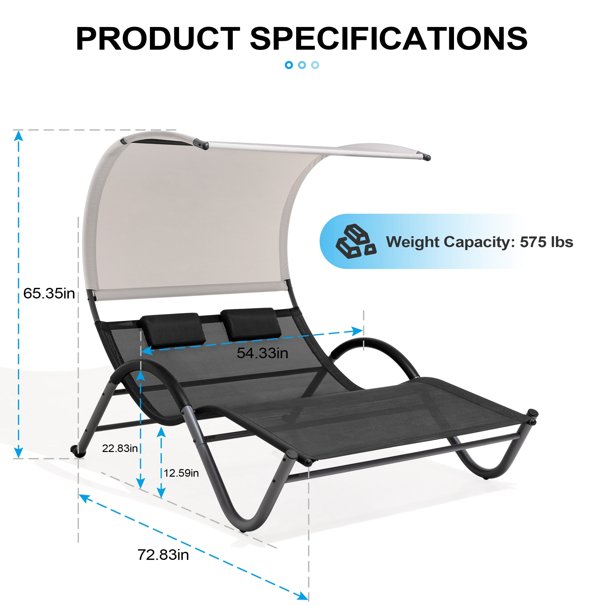 Crestlive Products CL-LG023GRY Patio-Chairs - View #3