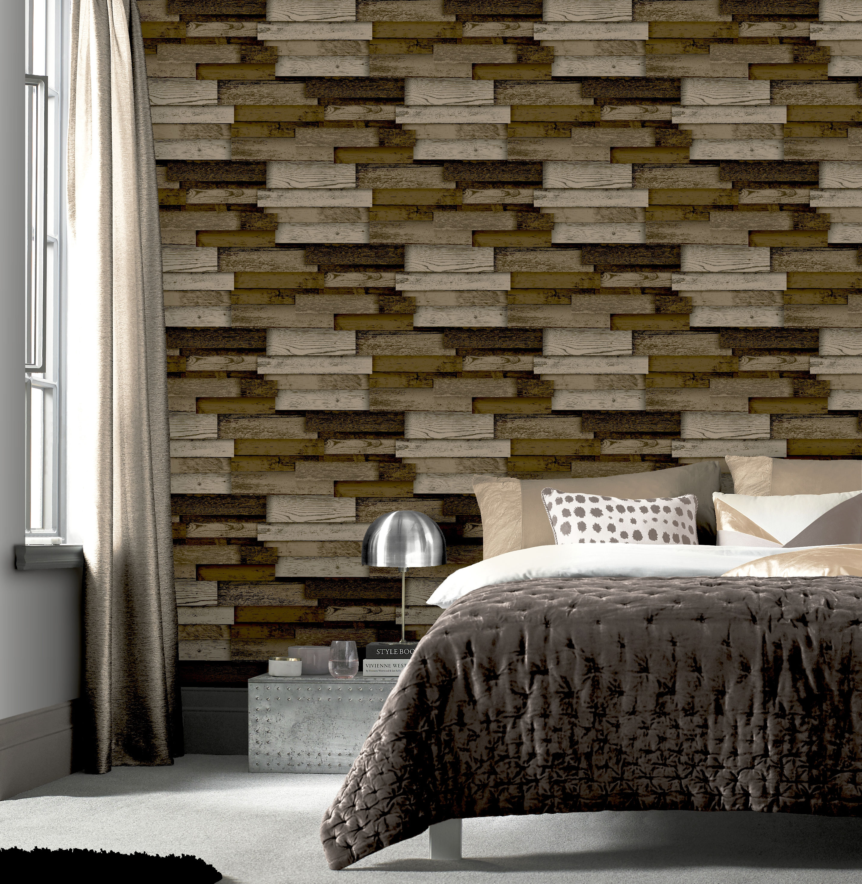 3m Rustic Wood Self Adhesive Wallpaper Peel and Stick Furniture Contact  Paper UK  eBay