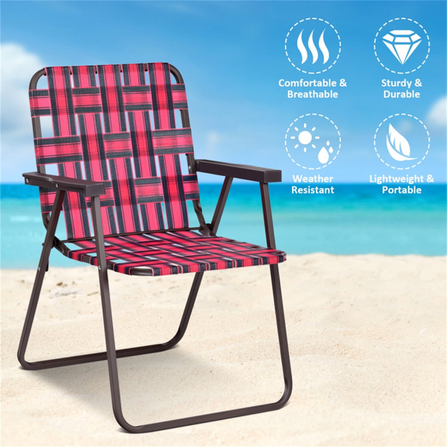 BABOOM BOM-P3642RE-CO Beach-Camping-Chairs - View #6
