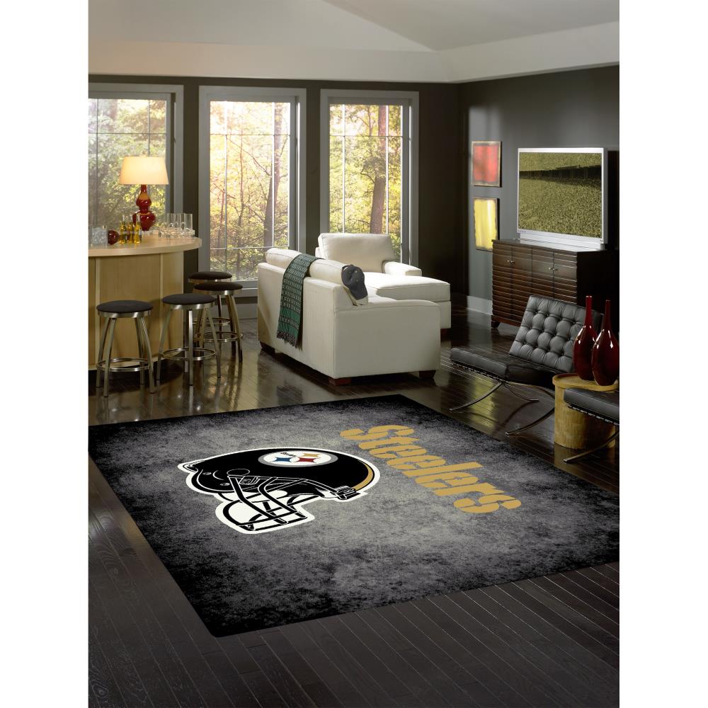 Pittsburgh Steelers Bathroom Shower Curtains Non-Slip Rugs Toilet Lid Cover  Mats