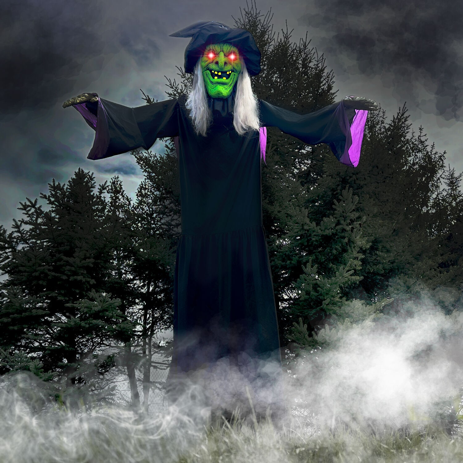 Haunted Hill Farm HHWITCH-48FLSA Halloween-Animatronics - View #10