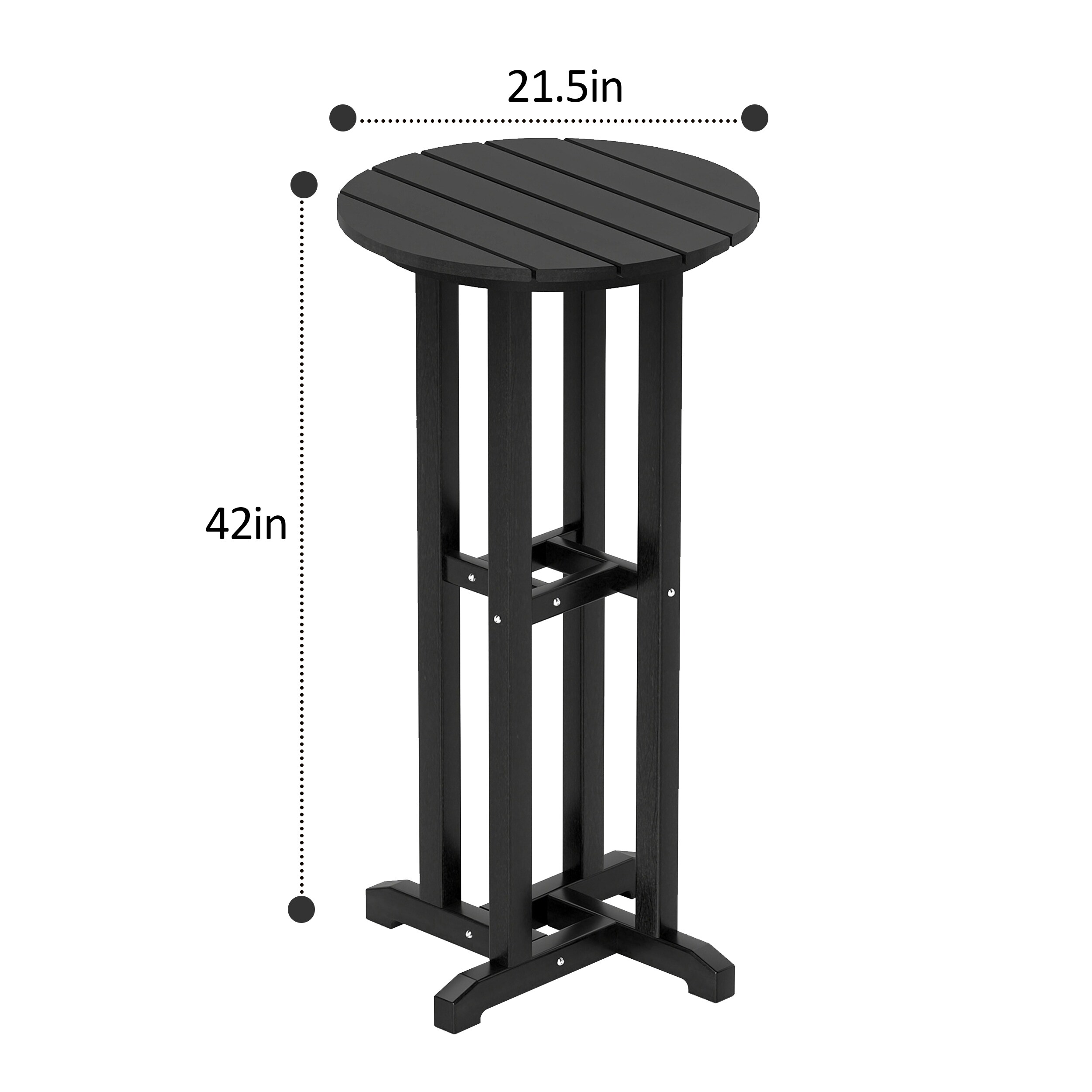LIVIZA TDS12062DK Patio-Tables - View #2