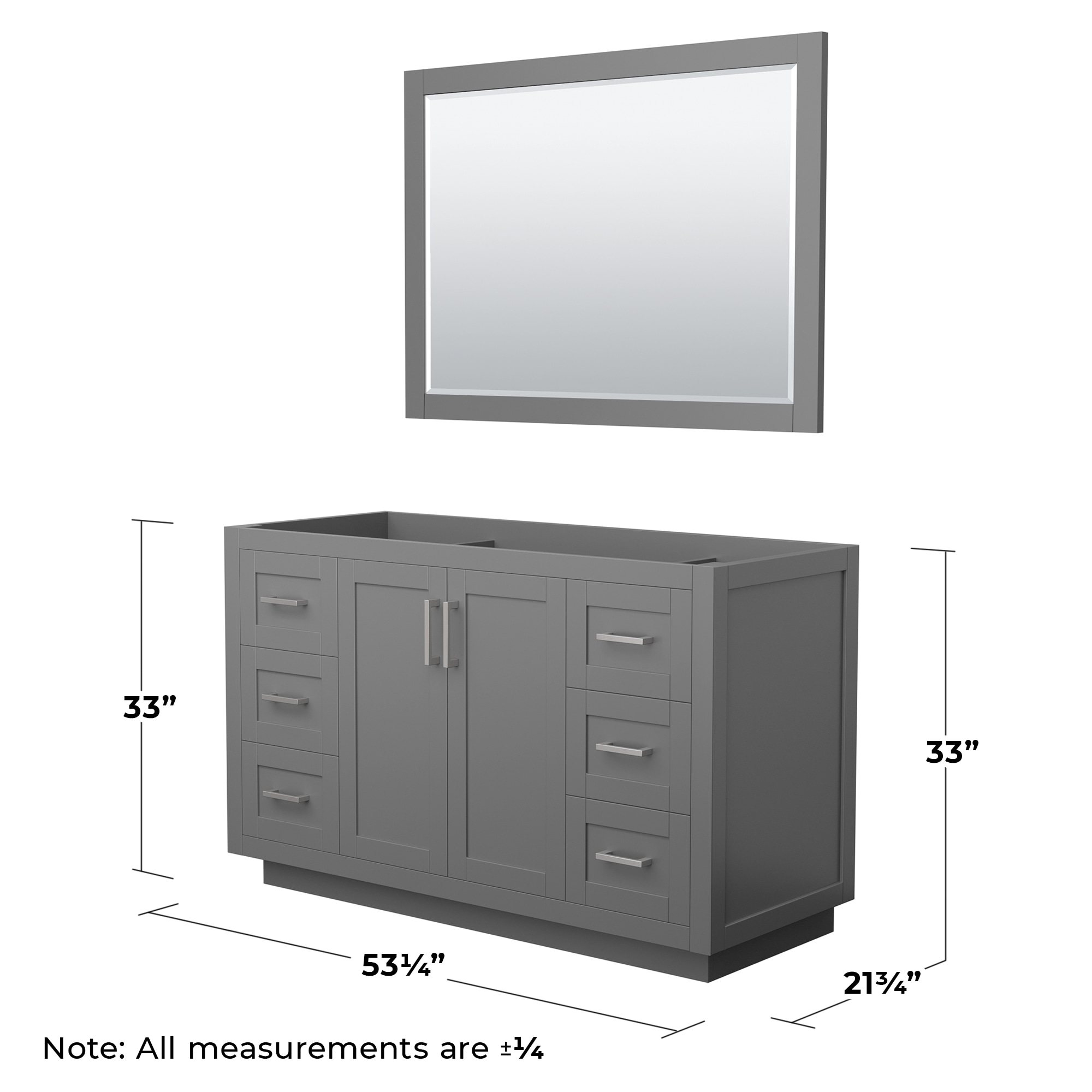 Wyndham Collection WCF292954SKGCXSXXM46 vanities - View #4