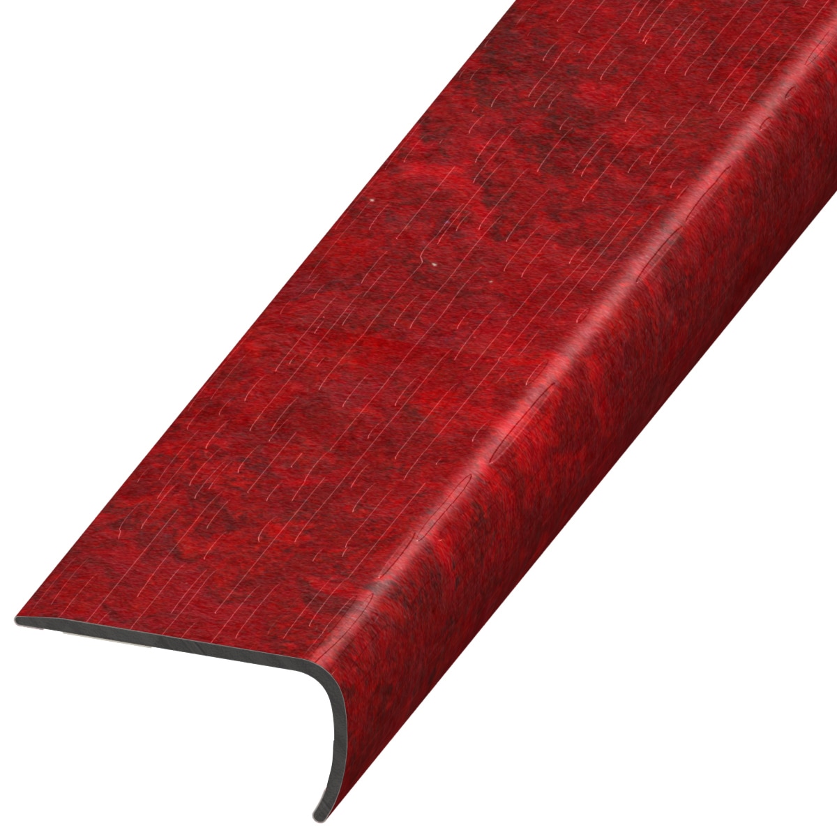Versatrim VE-106906 Marmoleum Forbo-Marmoleum-Bleeckerstreet Prefinished 1-in T x 2-in W x 94-in L PVC Square cap