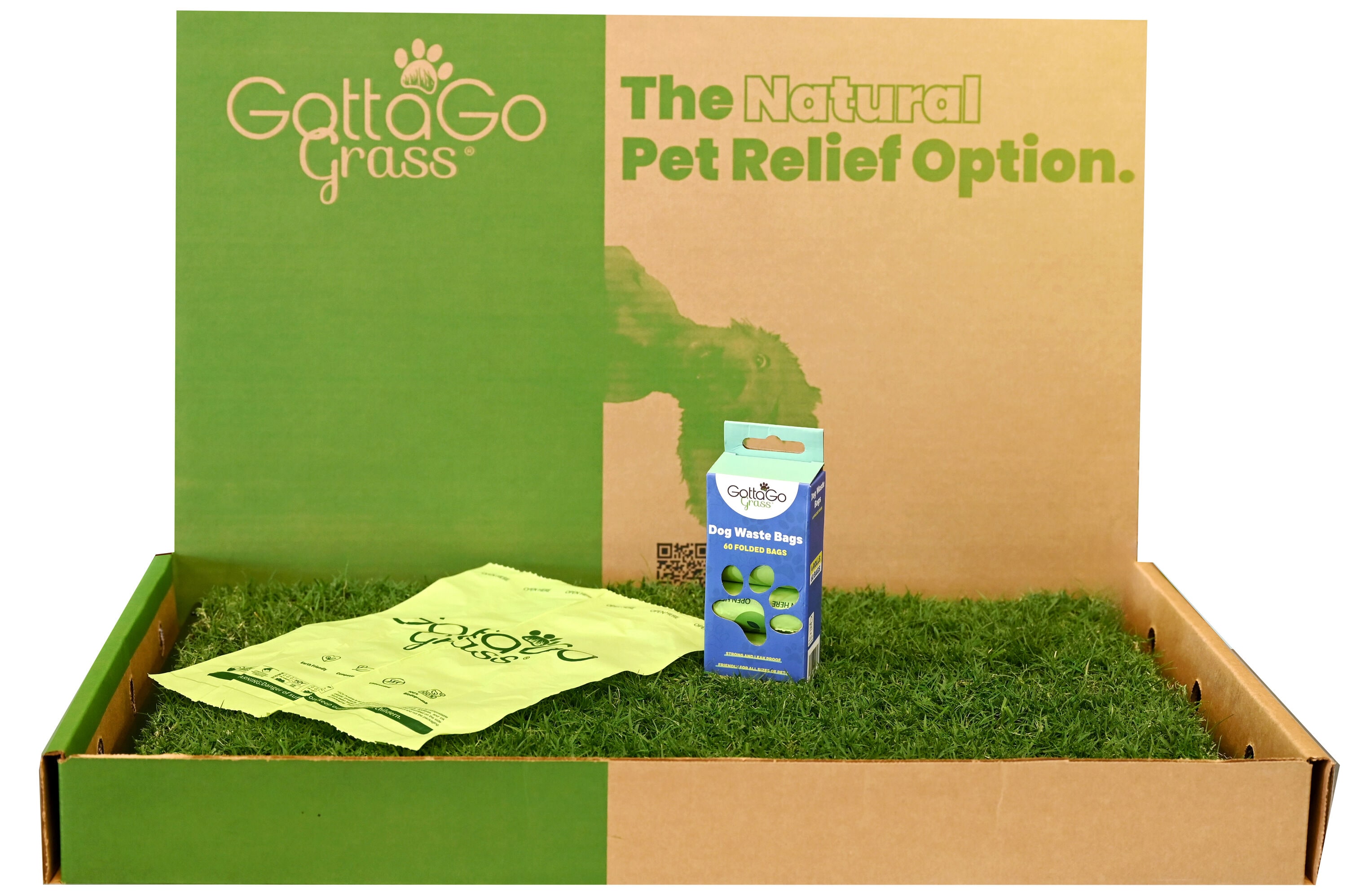 Gotta Go Grass GGGBUNDLE93 5.32-sq ft Natural Bermuda Grass Sod Potty Pad Refill ( Individual Piece Dimensions: 24-in x 16-in )