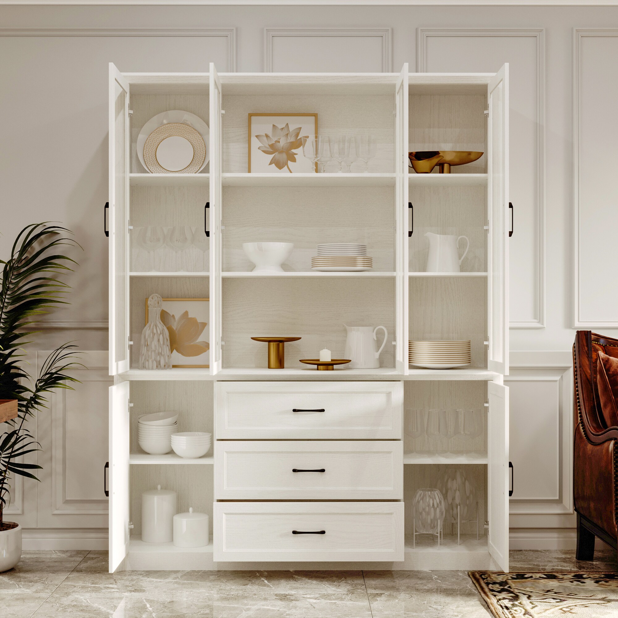 Homsee V-KF200305-01-AB Dining-Kitchen-Storarge - View #2