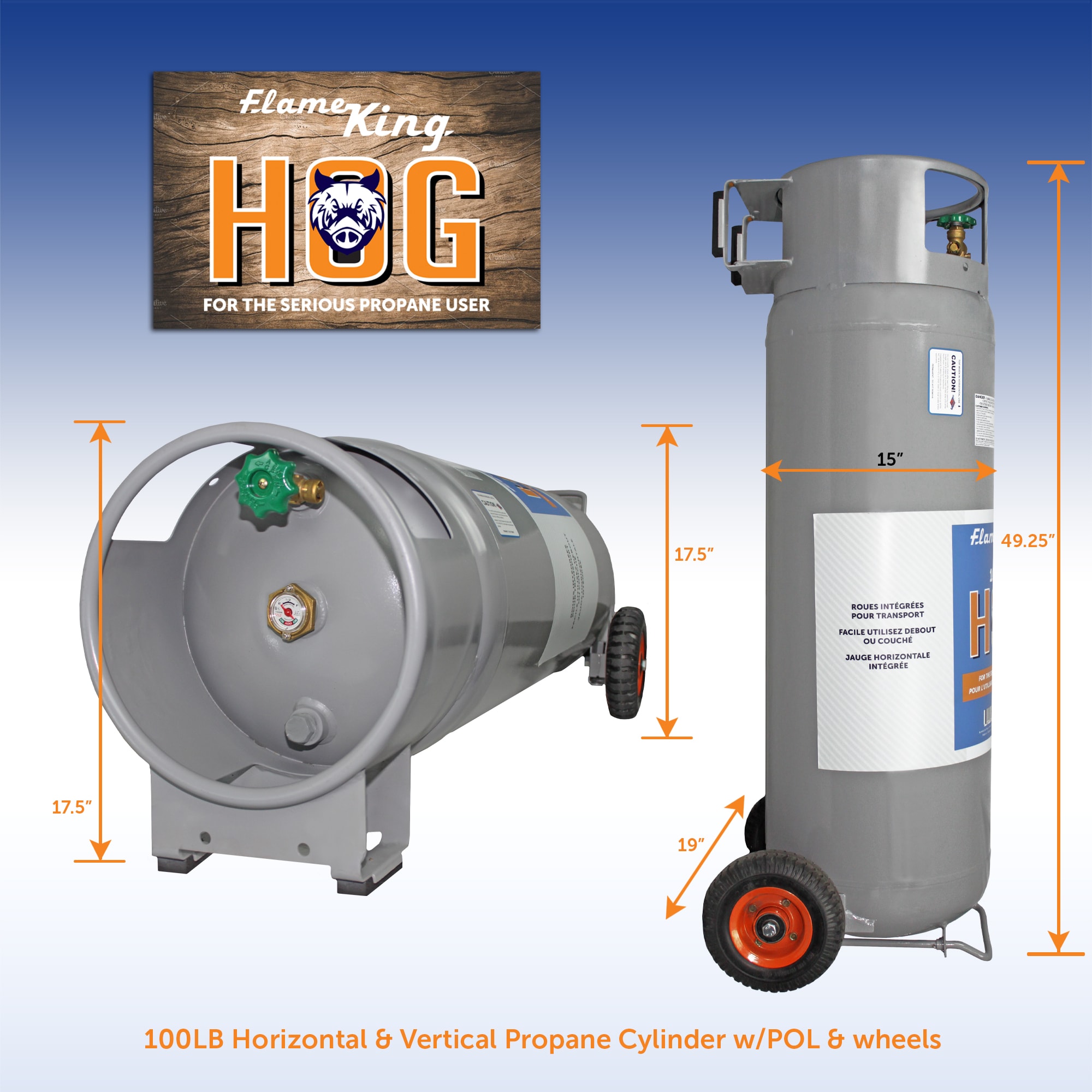 Flame King YSN100HOGA Propane-Tanks-Accy - View #2