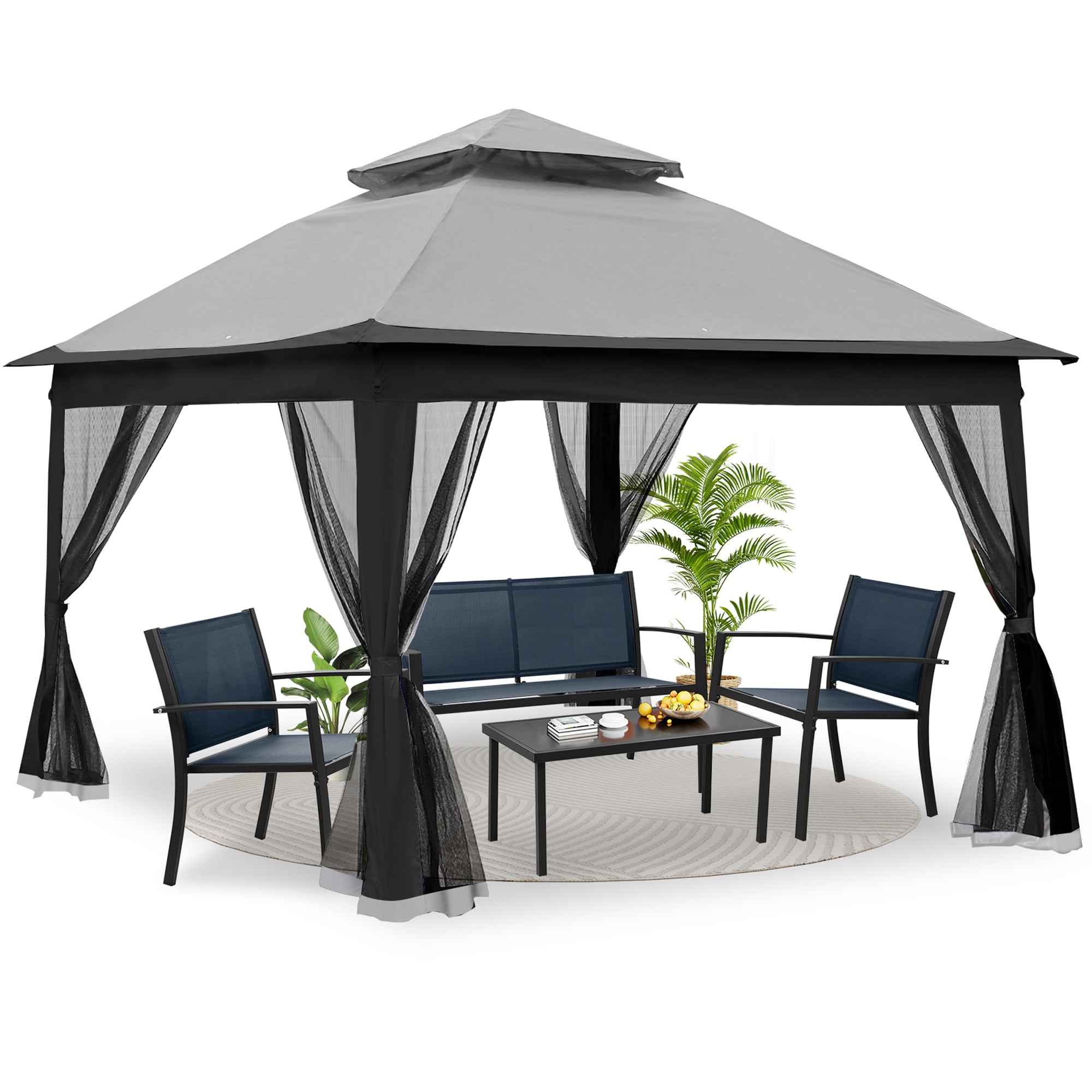 Gaierptone CRXFZPOPFGQ Wood-Resin-Gazebos - View #3