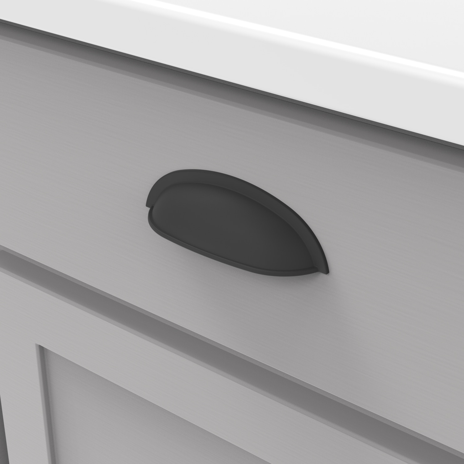 Hickory Hardware P3077-10B-5B Cabinet-Pulls - View #3