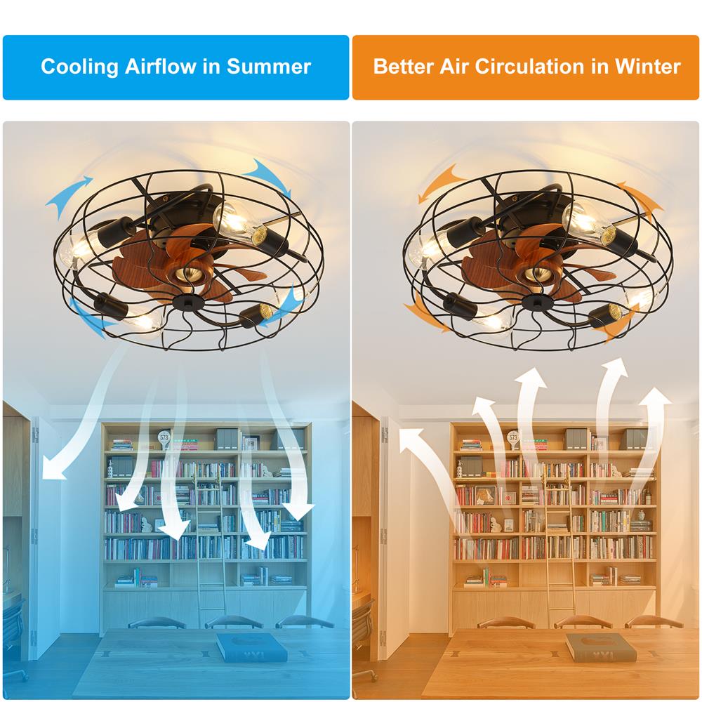Sofucor LW-W20K001-BK-MW Ceiling-Fans - View #4