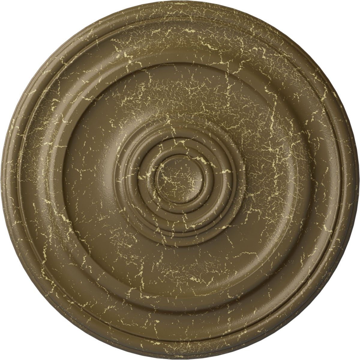 Ekena Millwork CM20KPMMC Kepler Traditional 19.75-in W x 19.75-in L Traditional Mississippi Mud Crackle Polyurethane Ceiling Medallion
