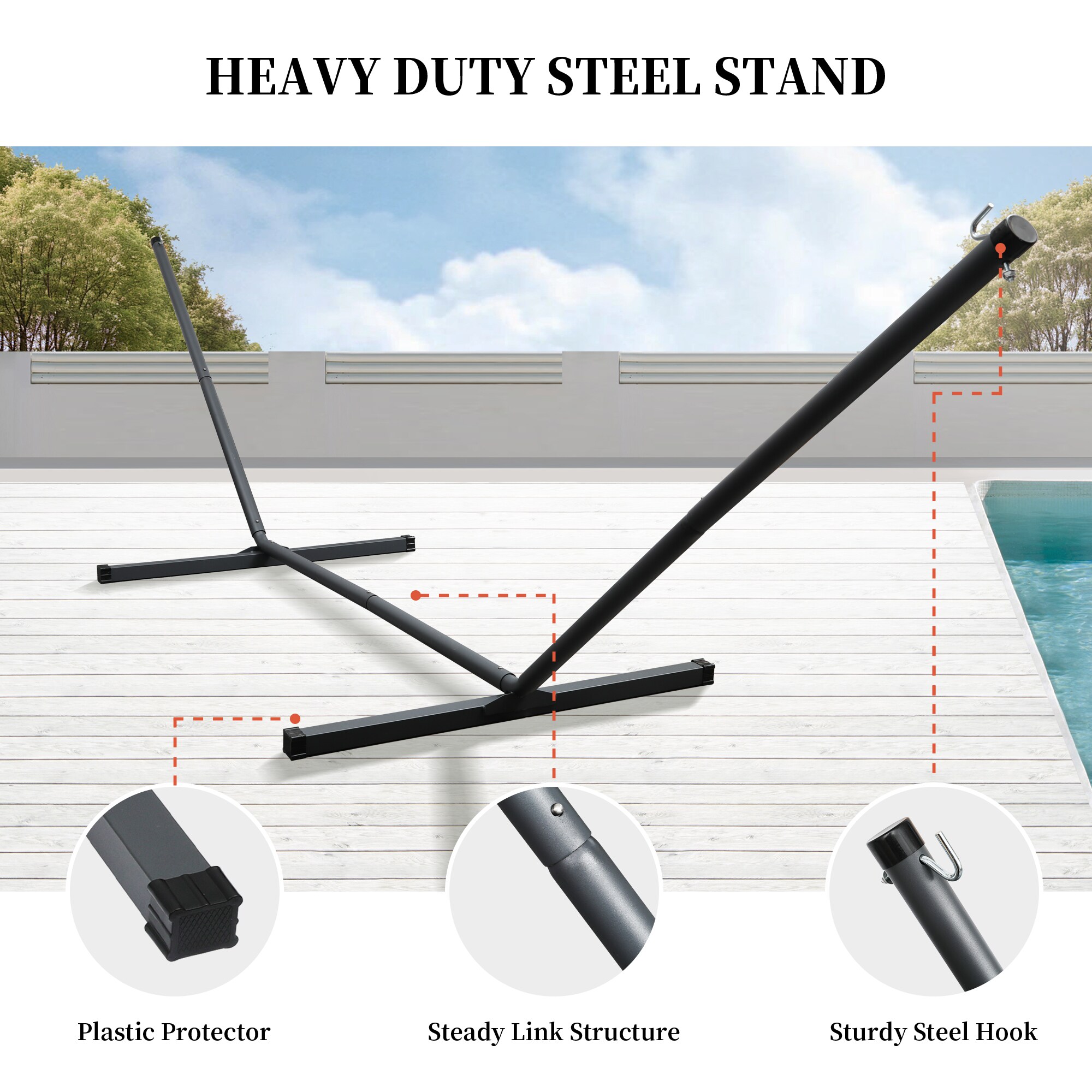 Patio Watcher LS-STAND-TKD Hammock-Stands - View #4