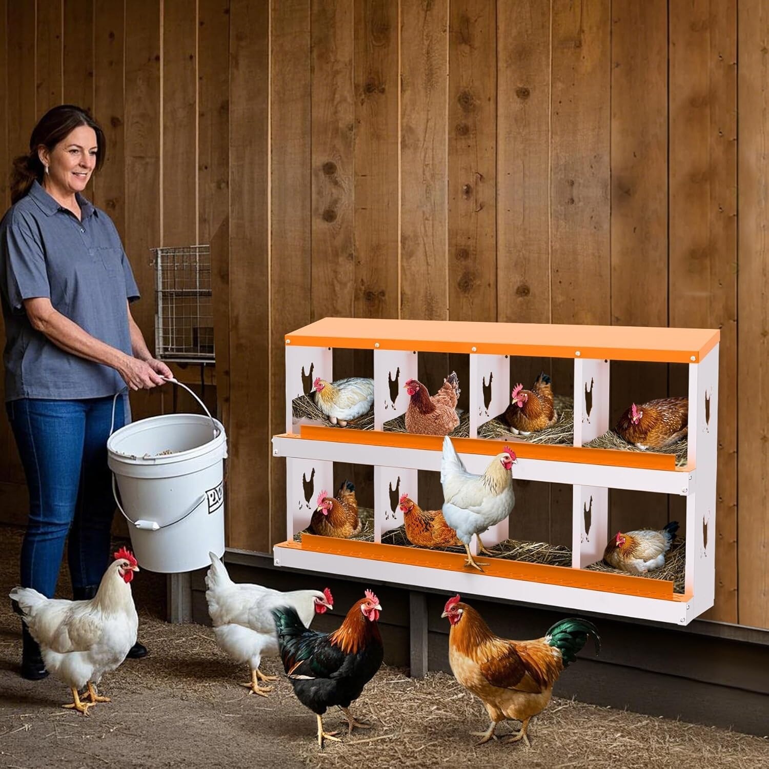 GarveeLife LMYJW-5743 Chicken-Coops-Rabbit-Hutches - View #2