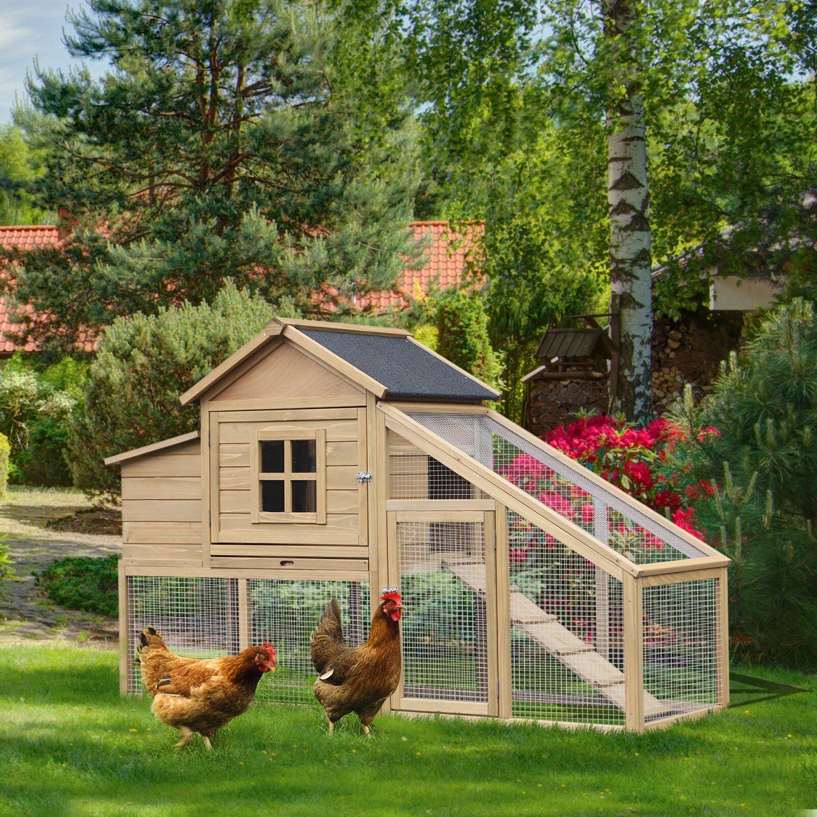 Tinyhomie LW-X-ASKARL430 Chicken-Coops-Rabbit-Hutches - View #3