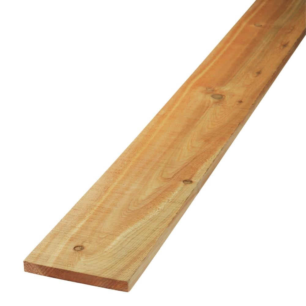 RELIABILT 1-in x 6-in x 8-ft Cedar Board at Lowes.com