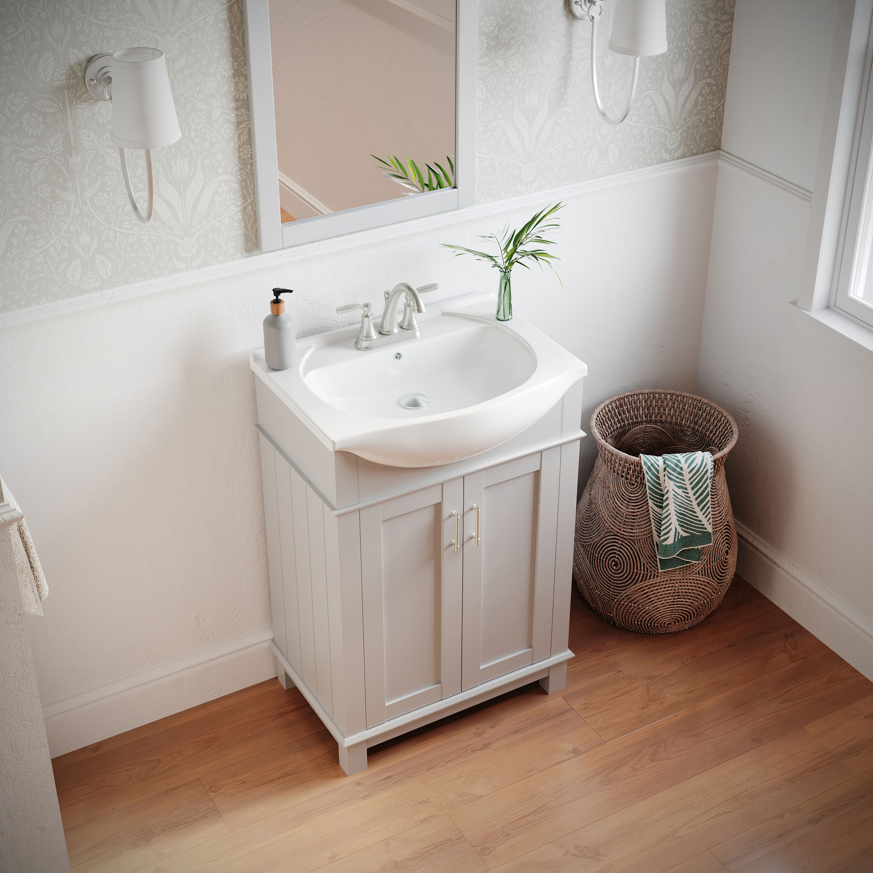 Fresca FVN2302WH-CMB Bath-Vanity-Combo - View #5