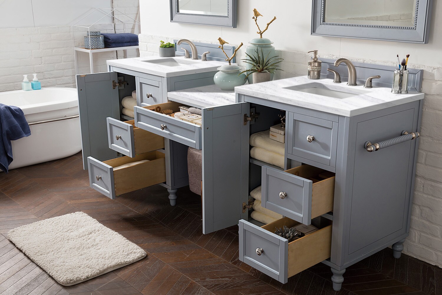 James Martin Vanities 301-V86-SL-DU-3AF Bath-Vanity-Combo - View #4