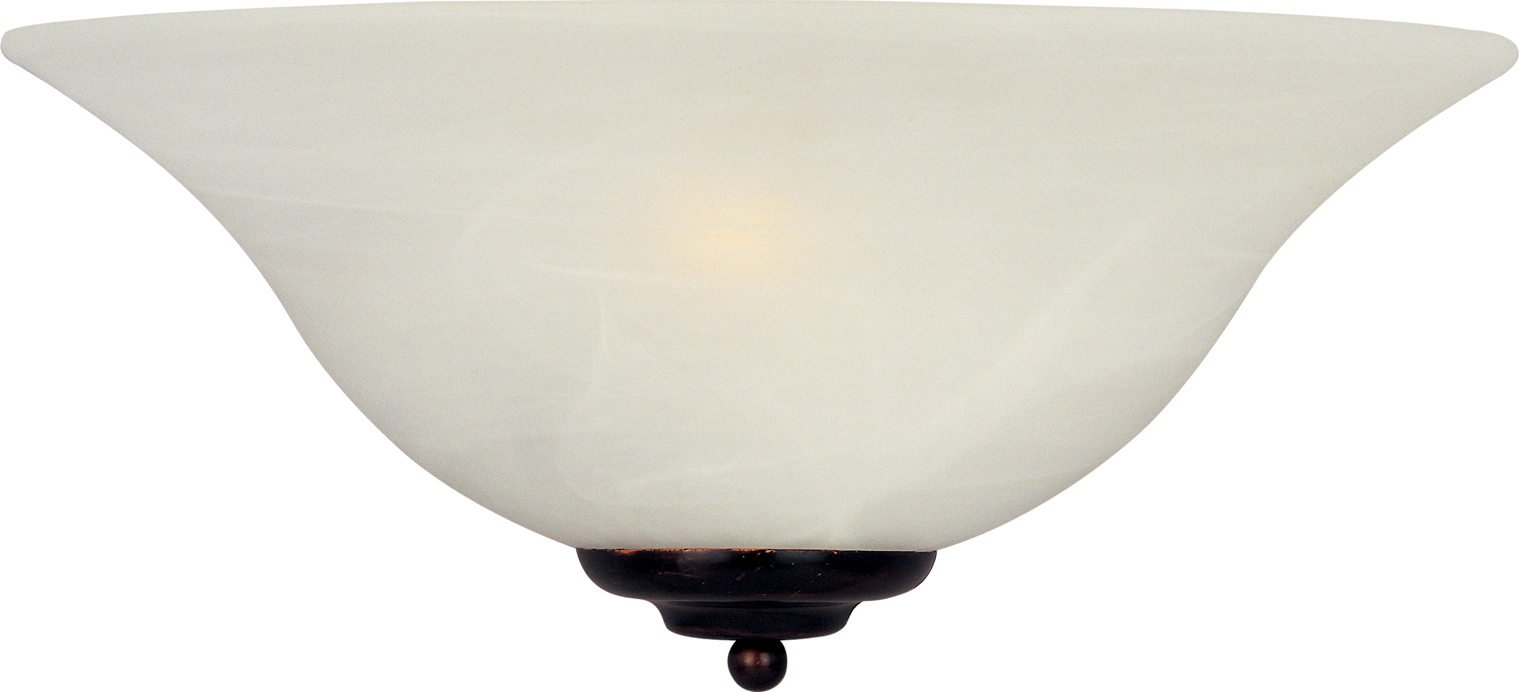Maxim Lighting 20582MROI Essentials 13-in W 1 -Light Oil-rubbed Bronze Wall Sconce