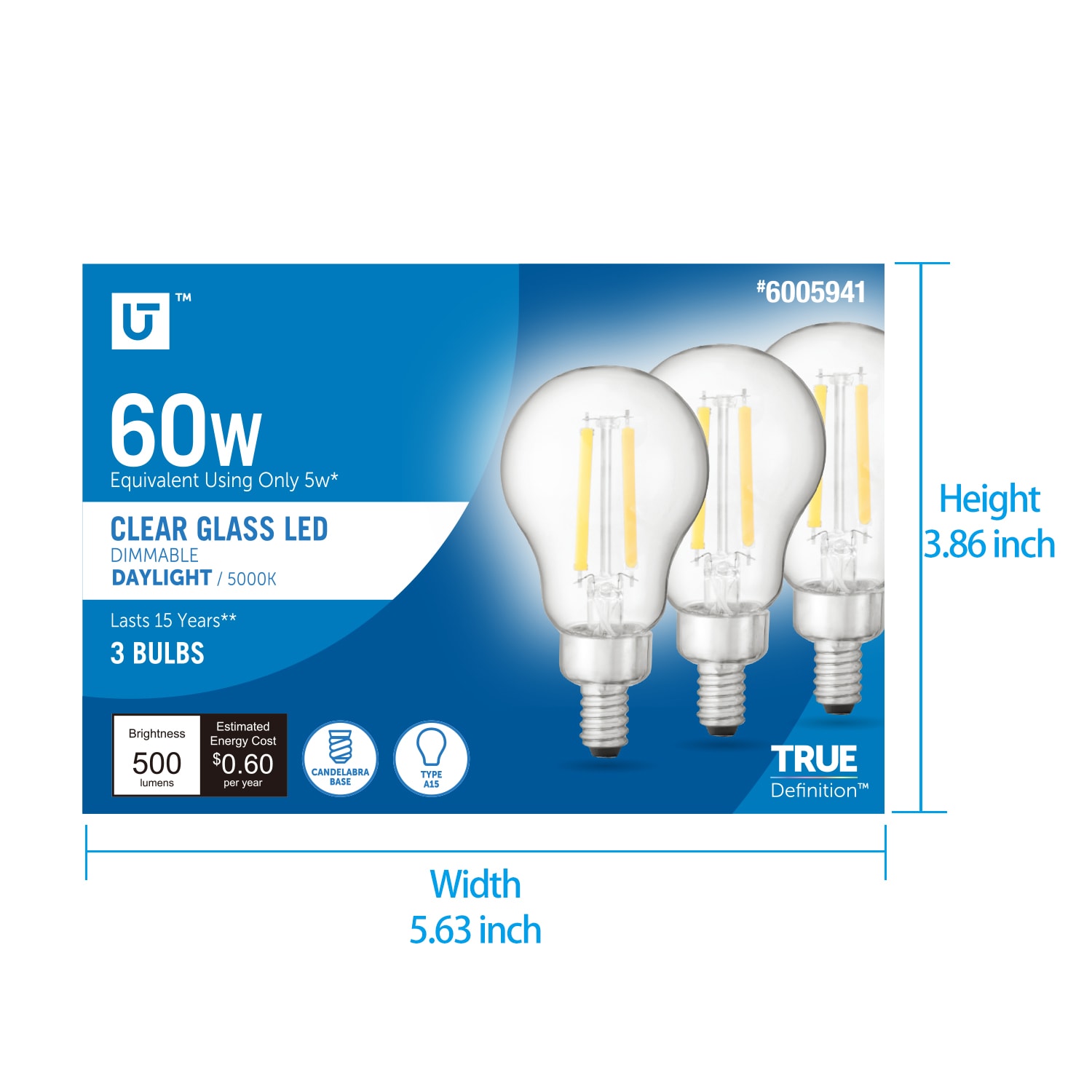 Utilitech 16A08-A15C-C-5W-50 Led-Lights - View #4