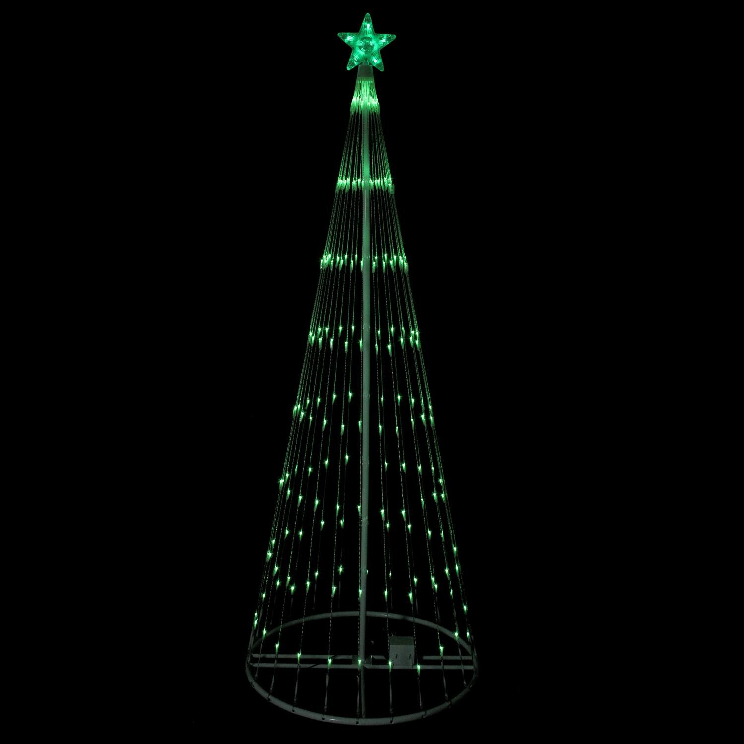 Northlight 72-in Christmas Tree Light with Green LED Lights 32912674 at ...