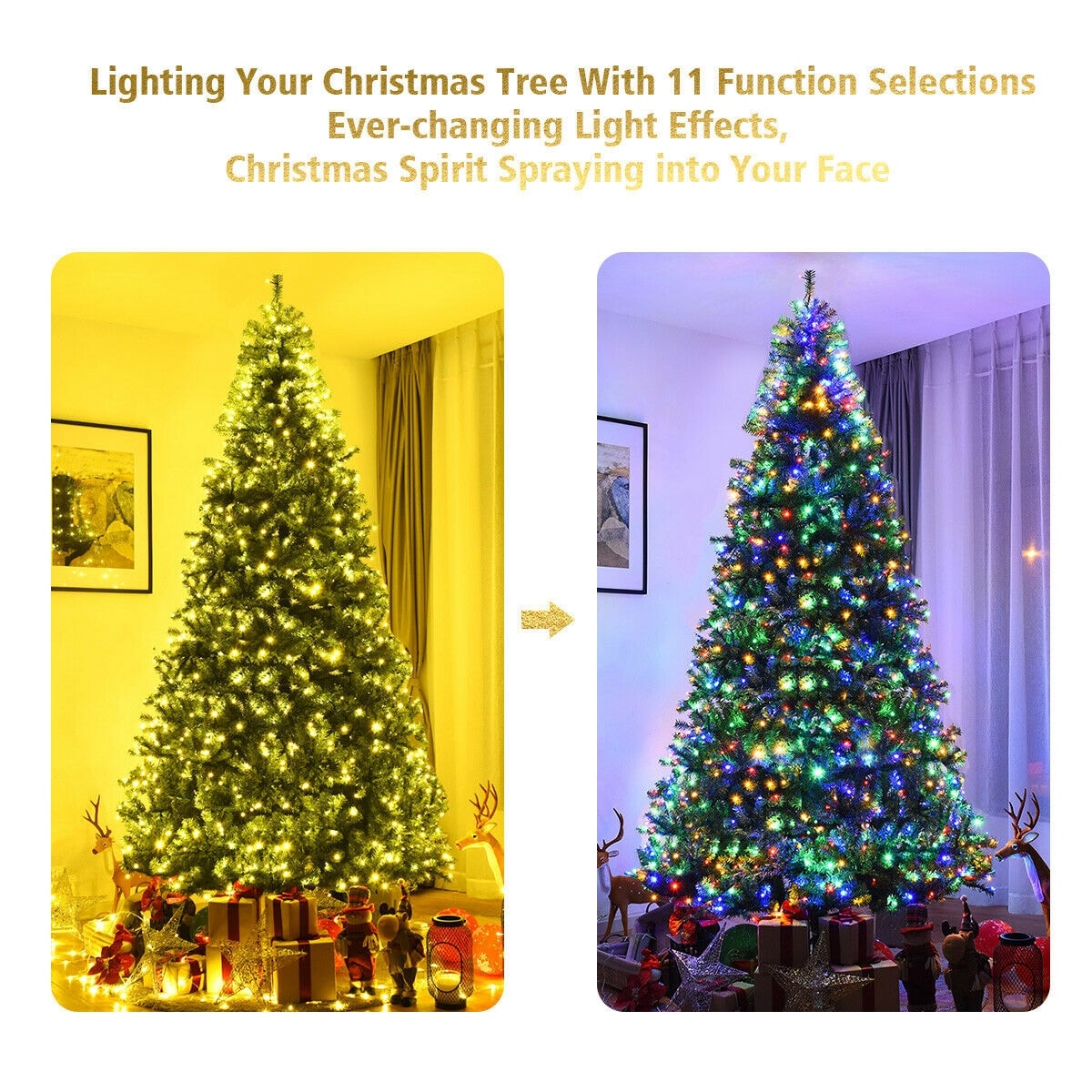 Forclover ALHY-682CM Artificial-Christmas-Trees - View #4