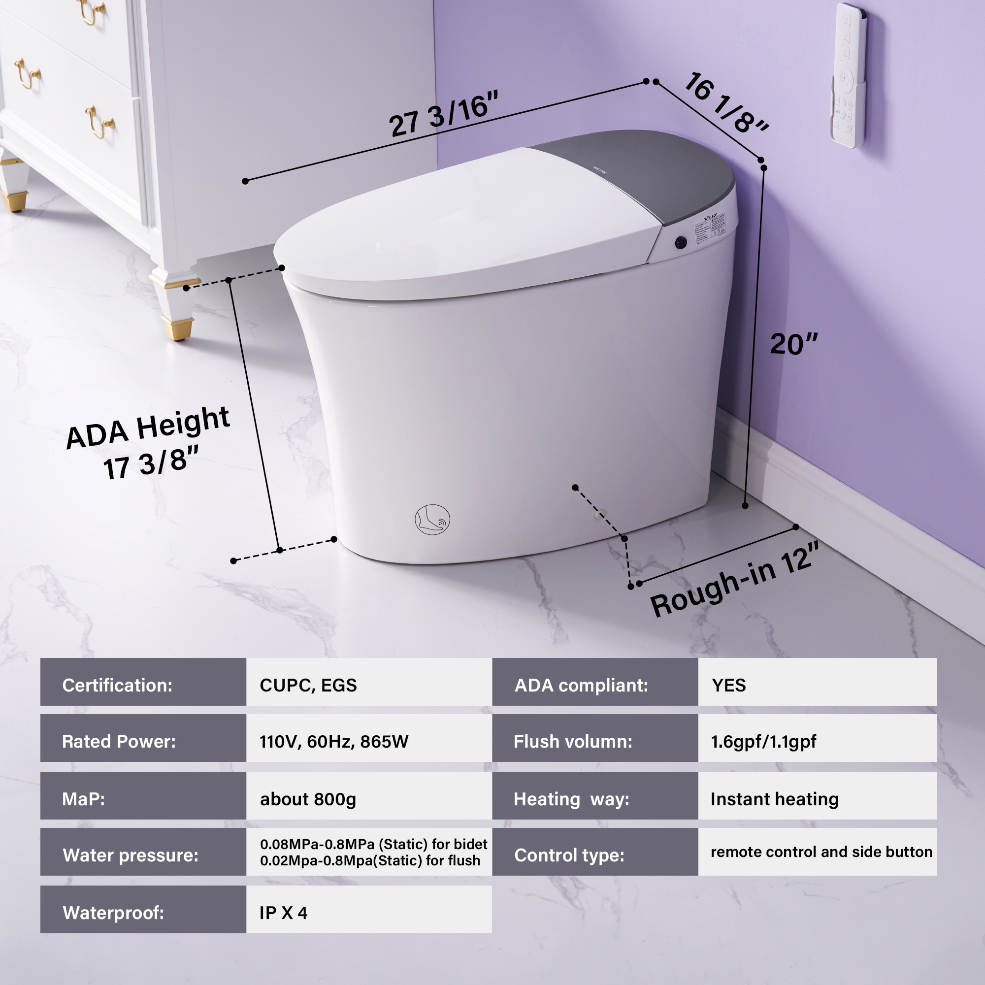 WELLFOR CF81-T toilets - View #10