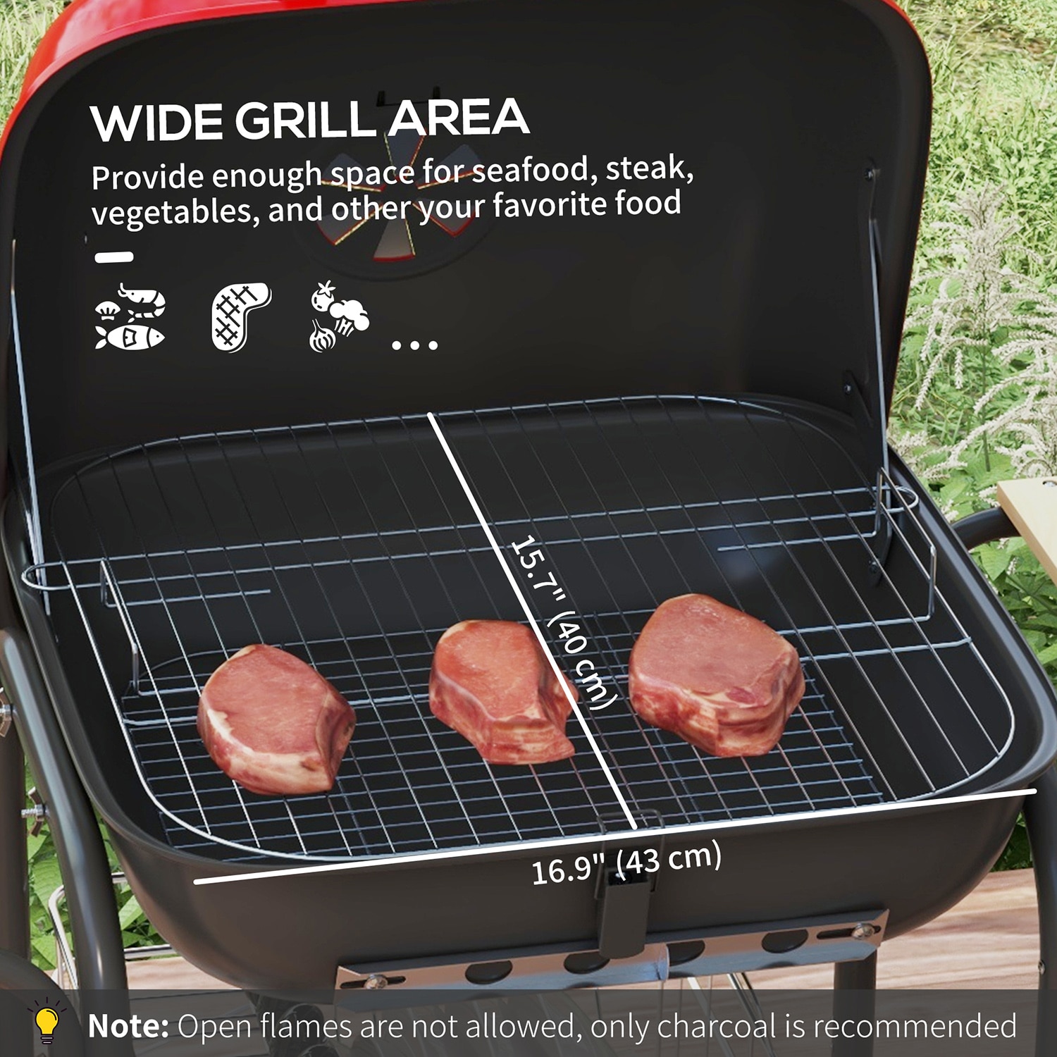 GZMR GZ-W22294 Charcoal-Grills - View #8