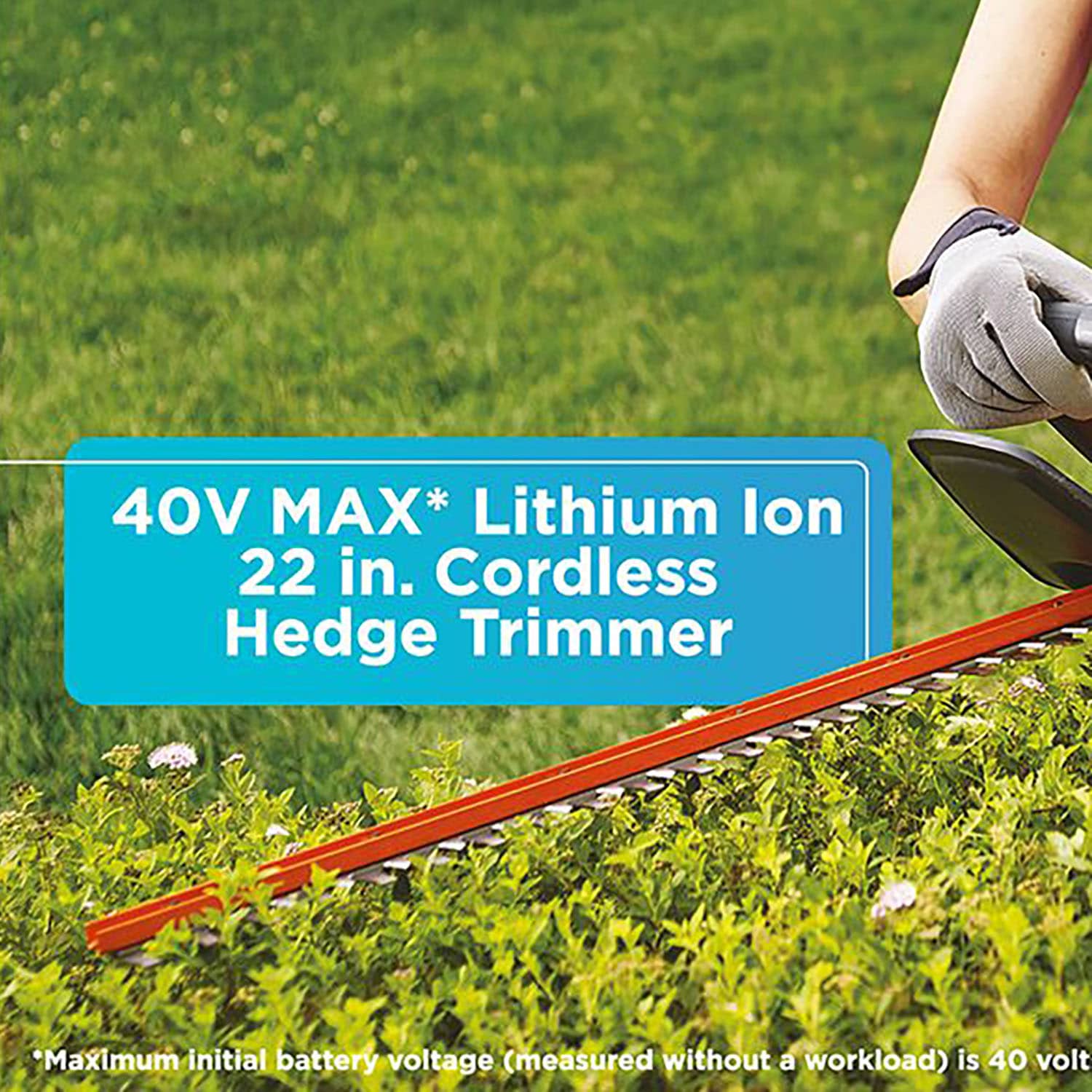 40V MAX* Lithium 24 In. POWERCUT™ Hedge Trimmer | BLACK+DECKER