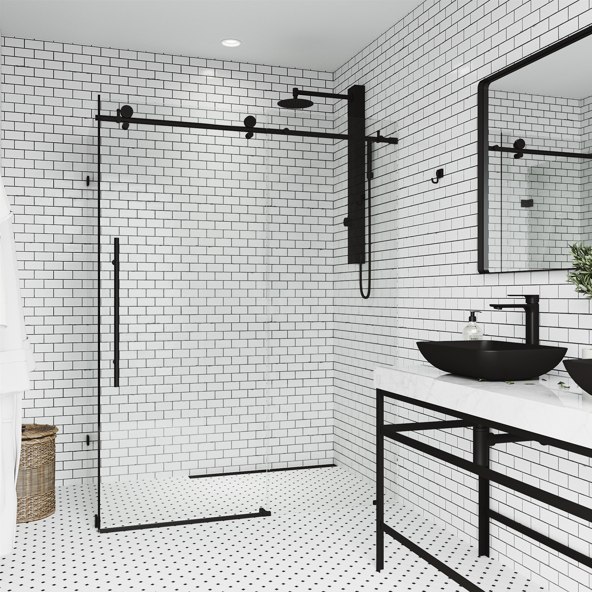 VIGO VG6053MBCL48 Shower-Doors - View #7