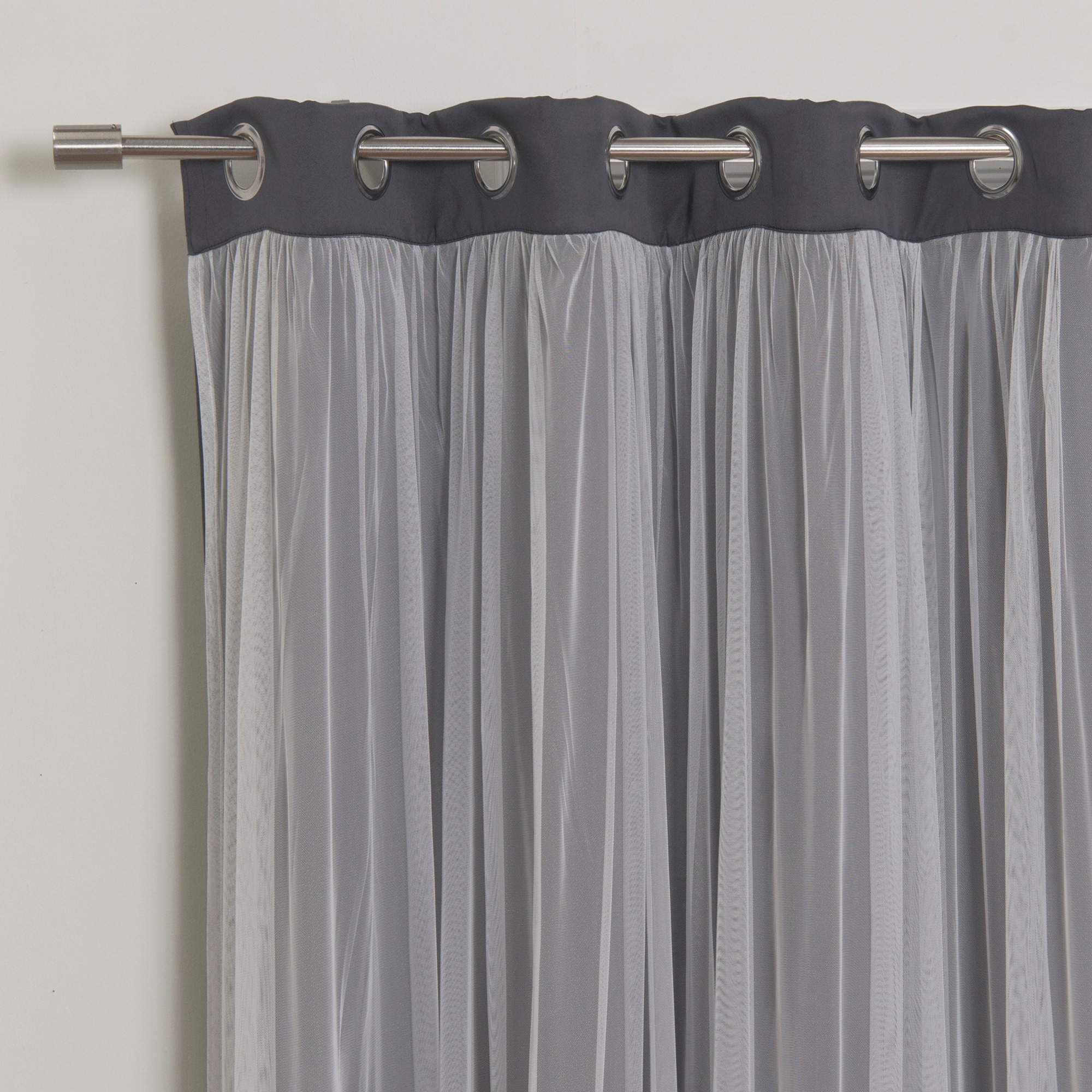 Best Home Fashion GR-MARRYME-108-DK.GR curtains - View #4