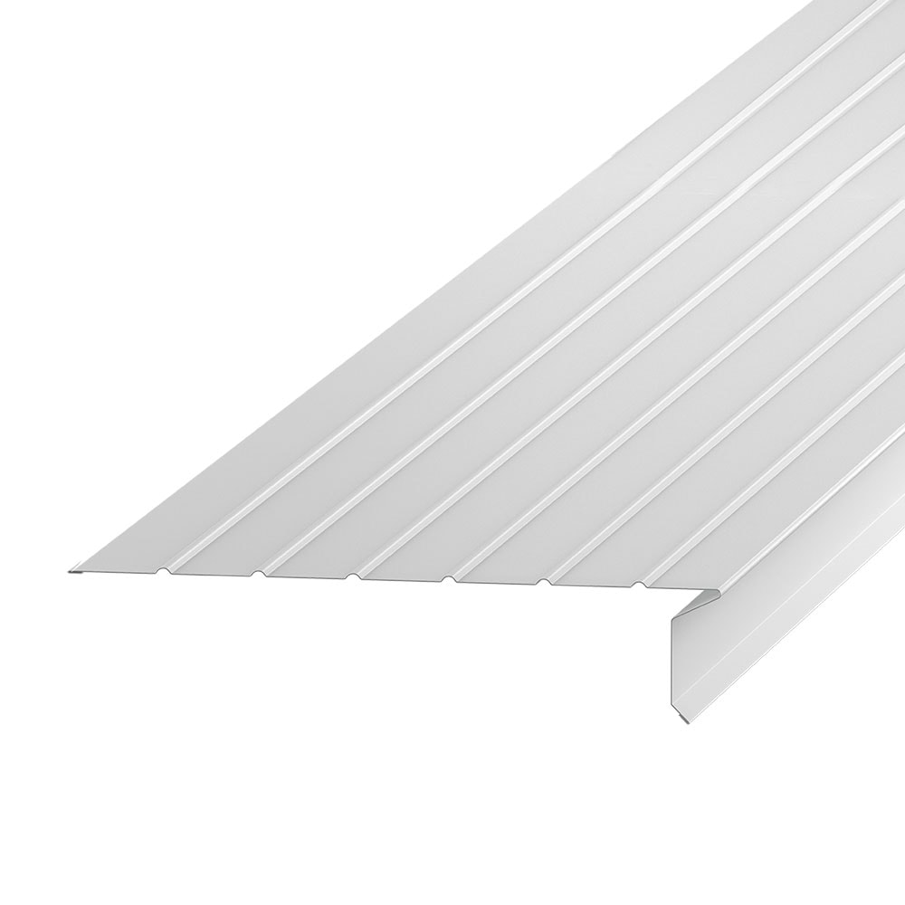 Amerimax Drip Edge 6-in x 10-ft White Aluminum Drip Edge in the 