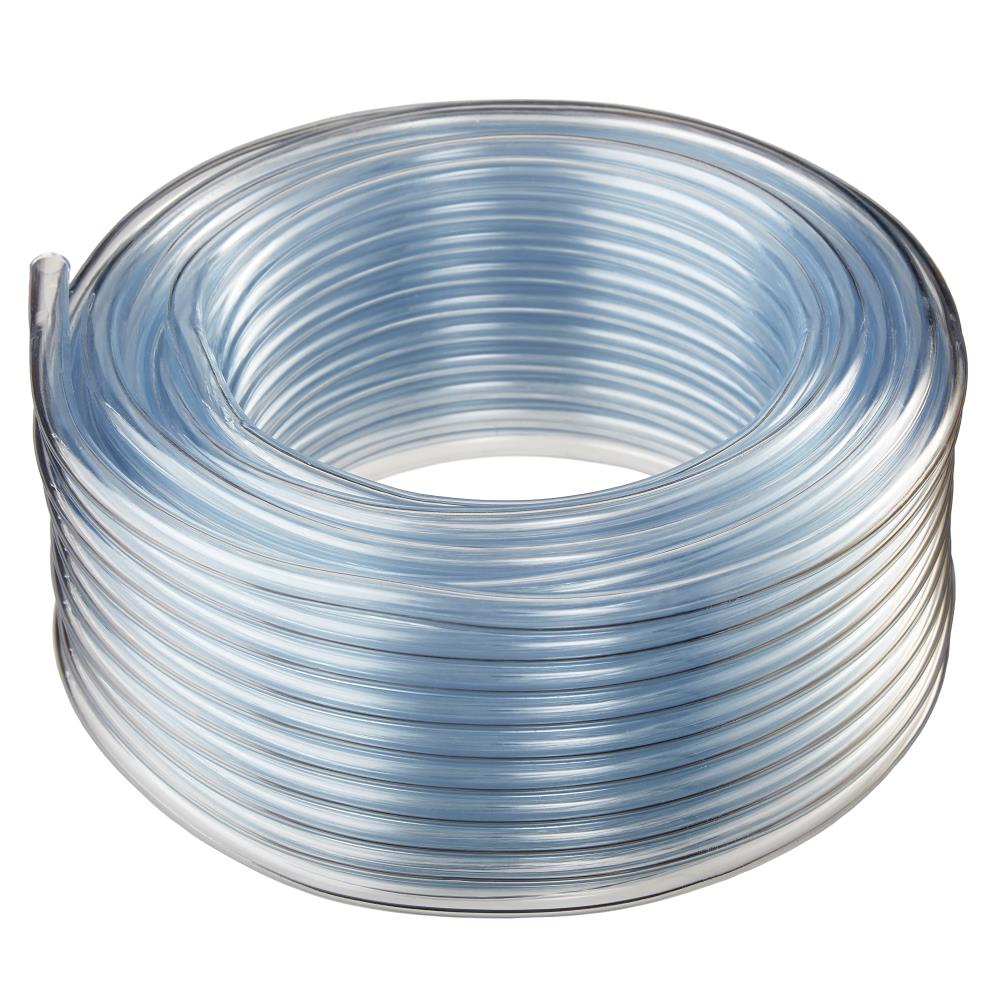 Inner Dia .096" Outer Dia 1/8" 50 ft Clear Nylon Plastic Tubing Fuel/Lubricant 