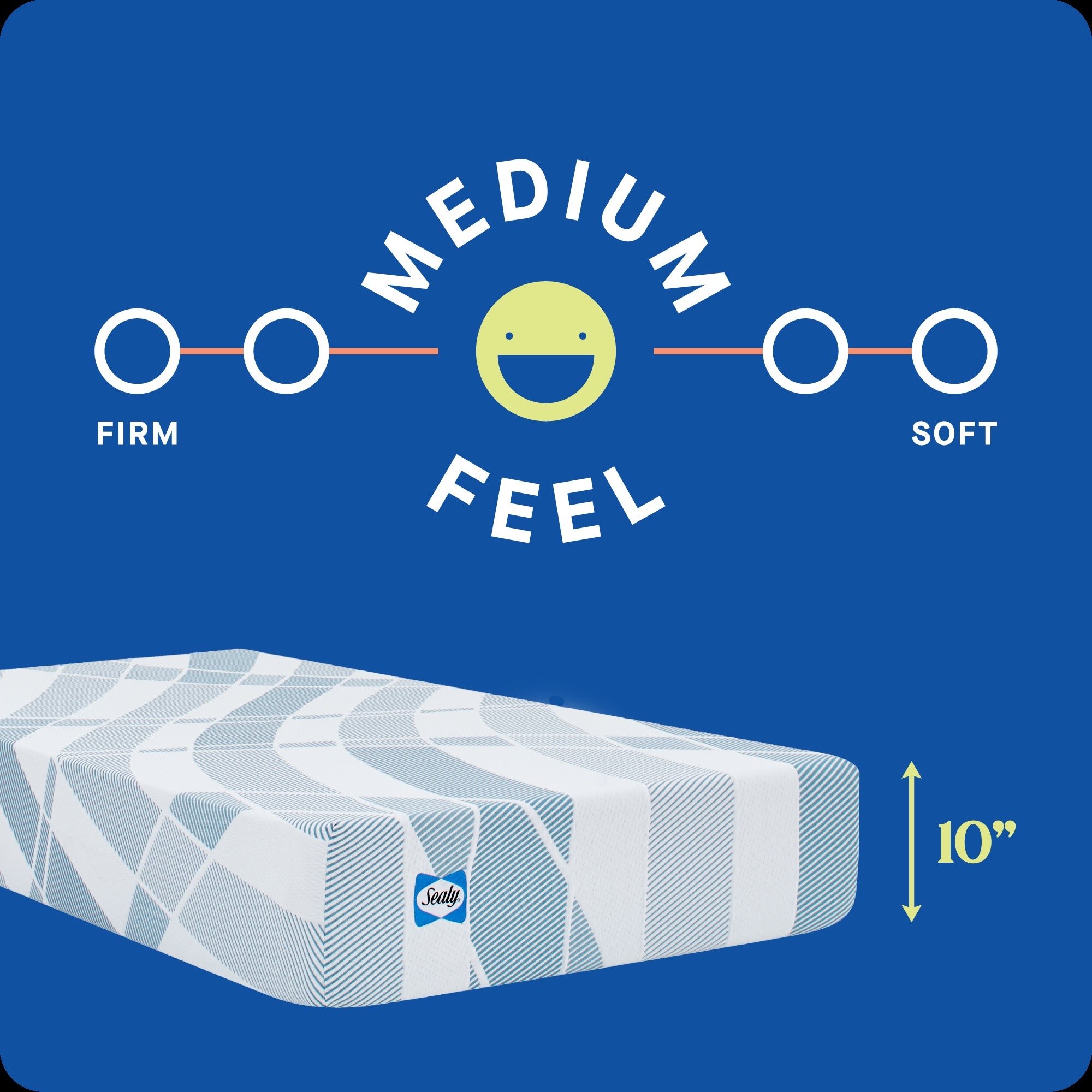 Sealy Dreamlife 10" Gel Memory Foam Queen Mattress