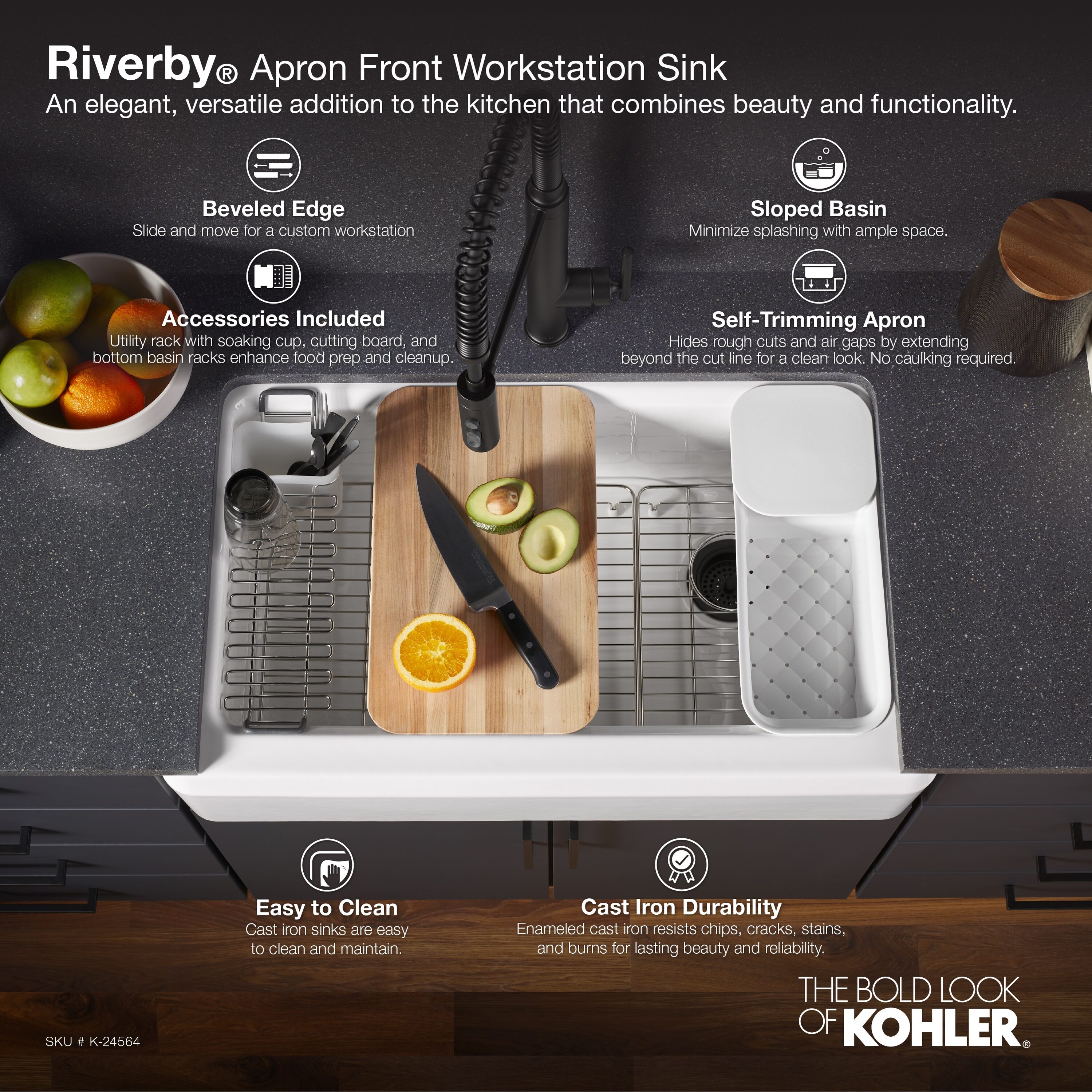 KOHLER 24564-0 Kitchen-Sinks - View #4