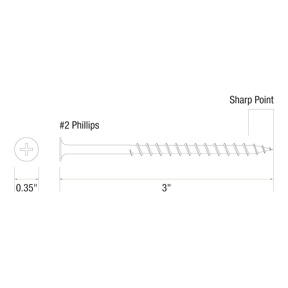 Grip-Rite 3CDWS25BK Drywall-Screws - View #4