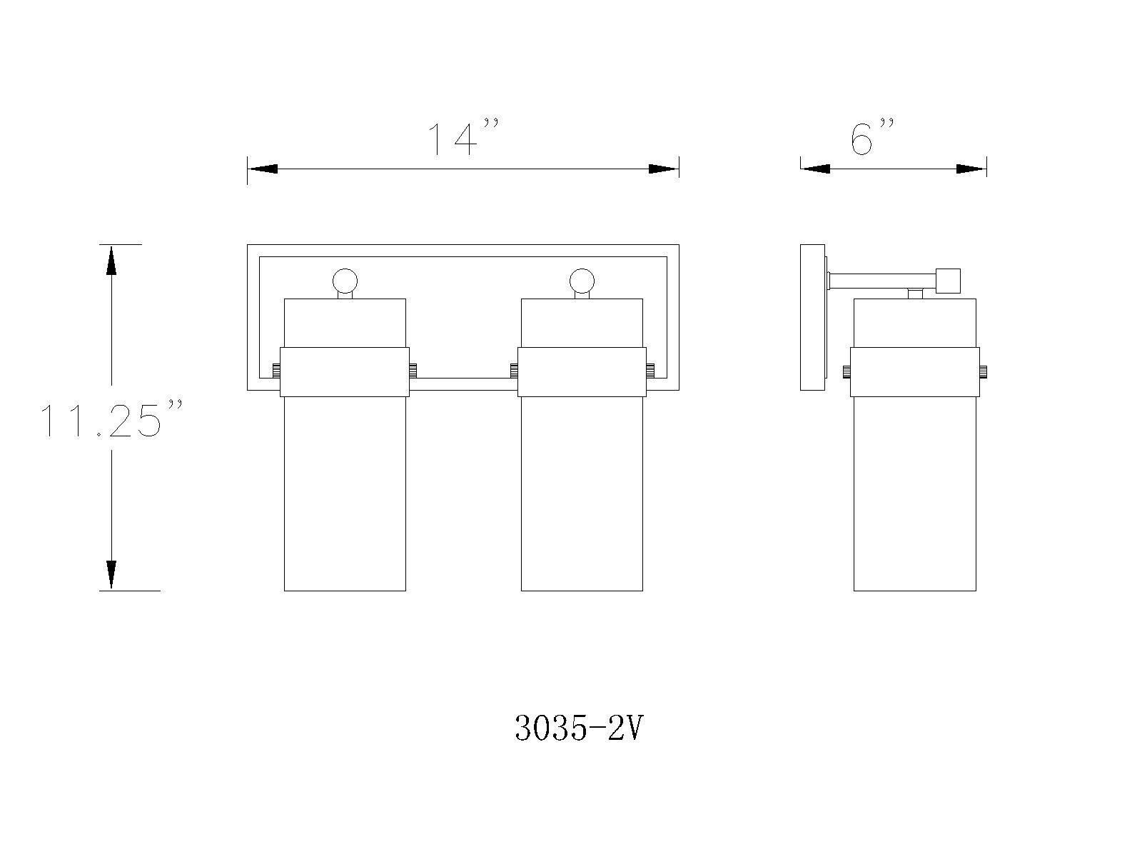 Z-Lite 3035-2V-RB b089995 - View #7