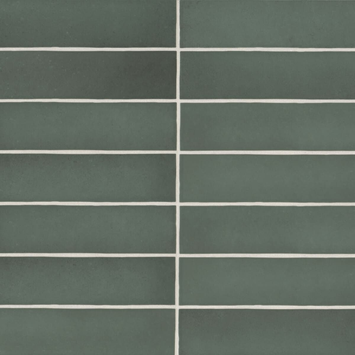 Bedrosians Makoto Matte Ceramic Tile 2.5 x 10, Midori Green (34-Pack, 5.38 SF)