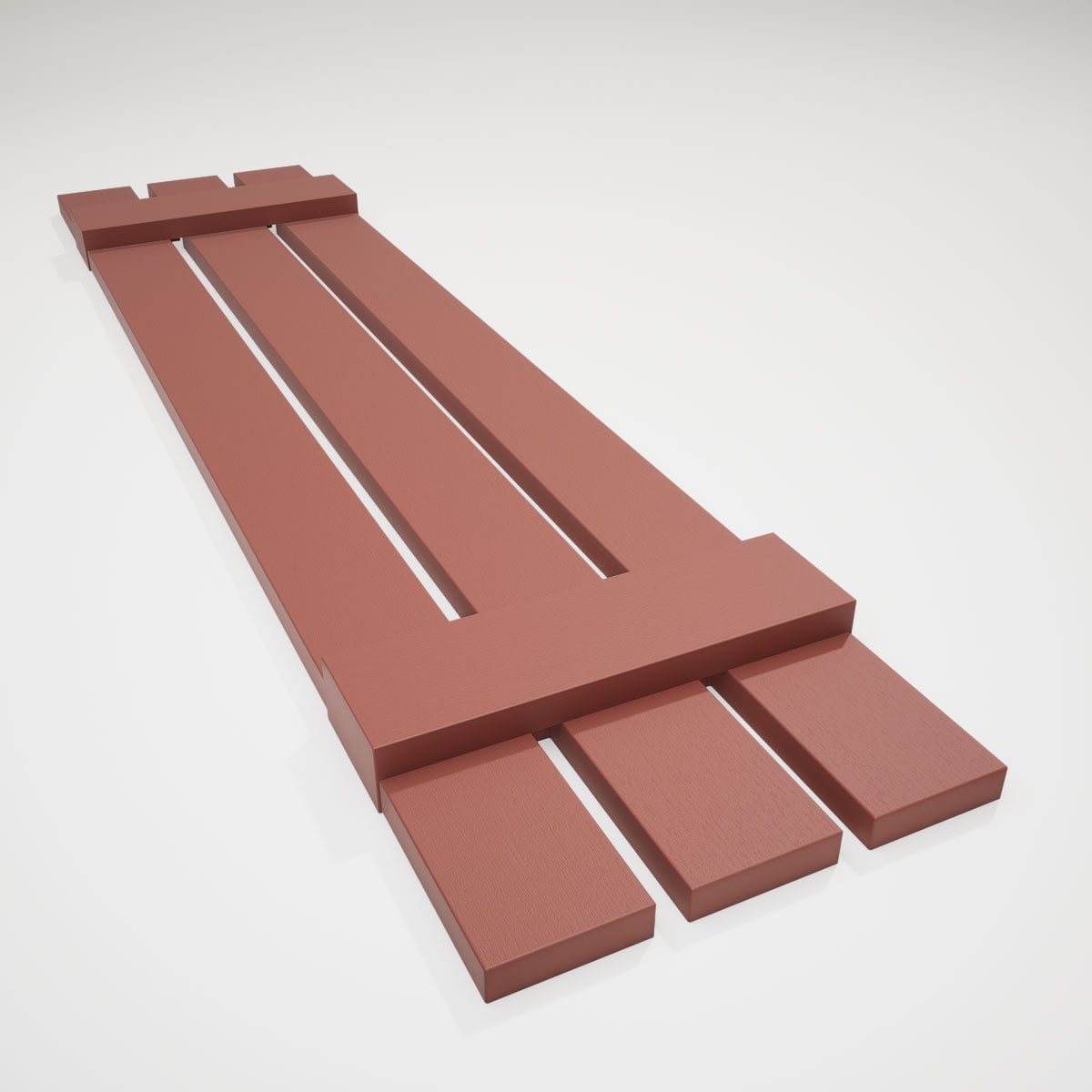 Ekena Millwork LS3C12X03000RD Exterior-Shutters - View #5