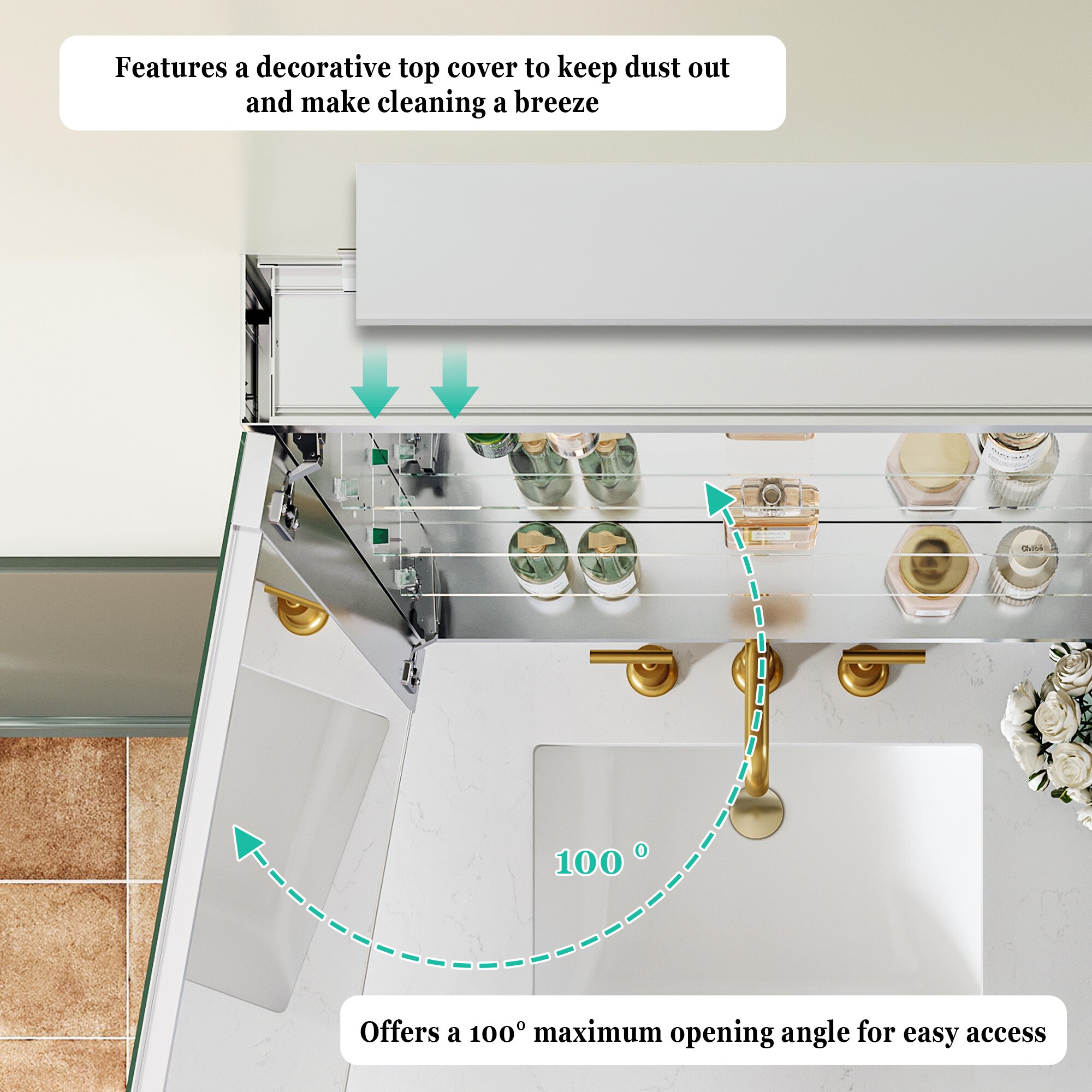 CALVON RCRS-6030MC Bathroom-Medicine-Cabinets - View #11