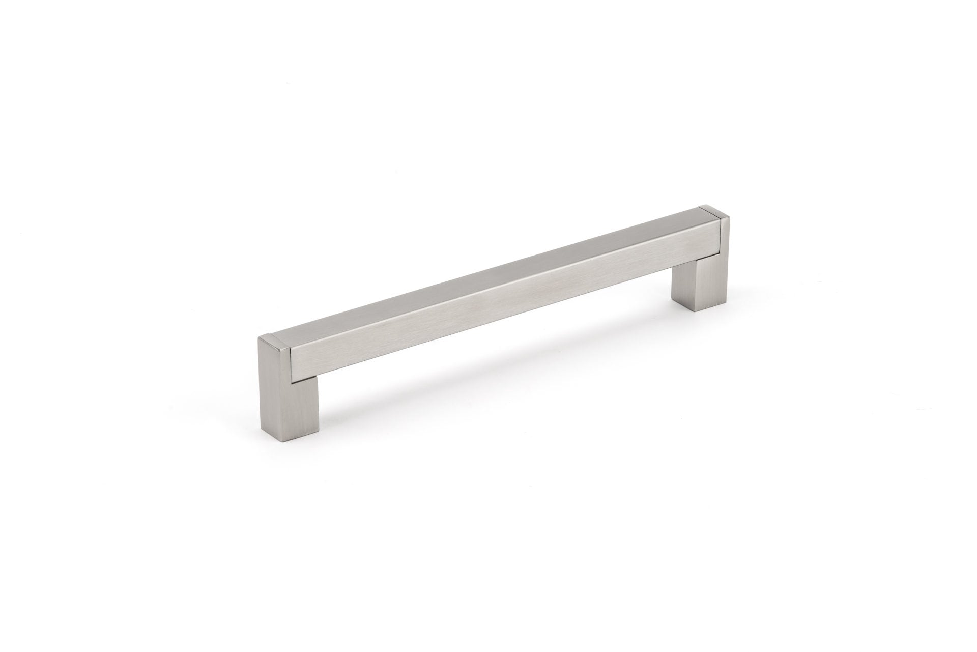 Richelieu BP520192195 Lipari 7-9/16-in , 192mm Center to Center Brushed Nickel Rectangular Handle