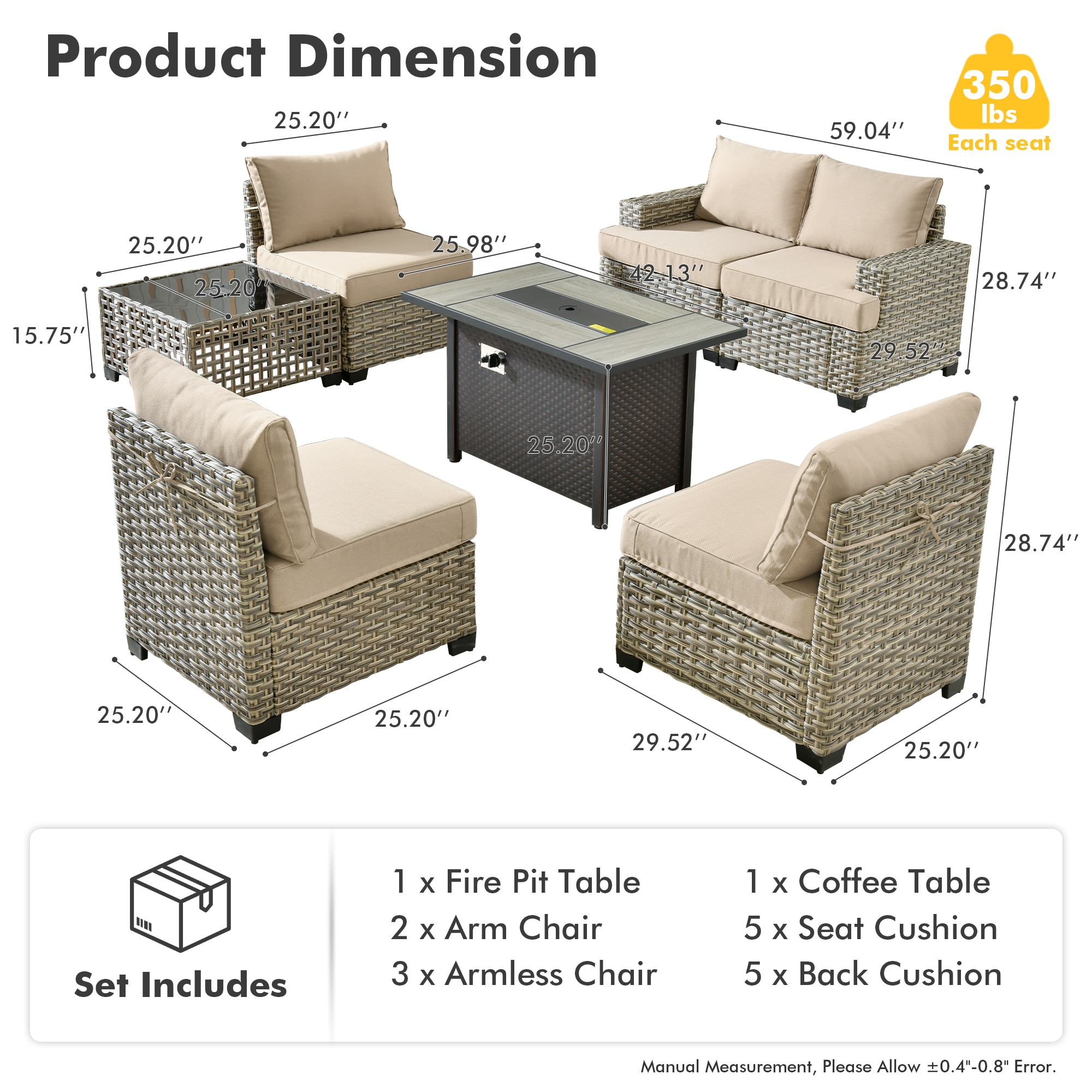 Pouuin SDFPTBS606 Patio-Sofas-Daybeds - View #2