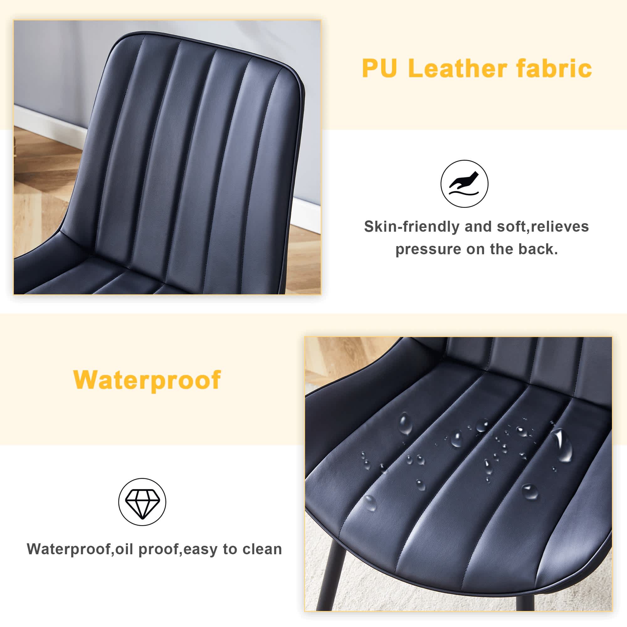 Vynxaria LEXY0053-DJCY-4GRY Dining-Chairs - View #3