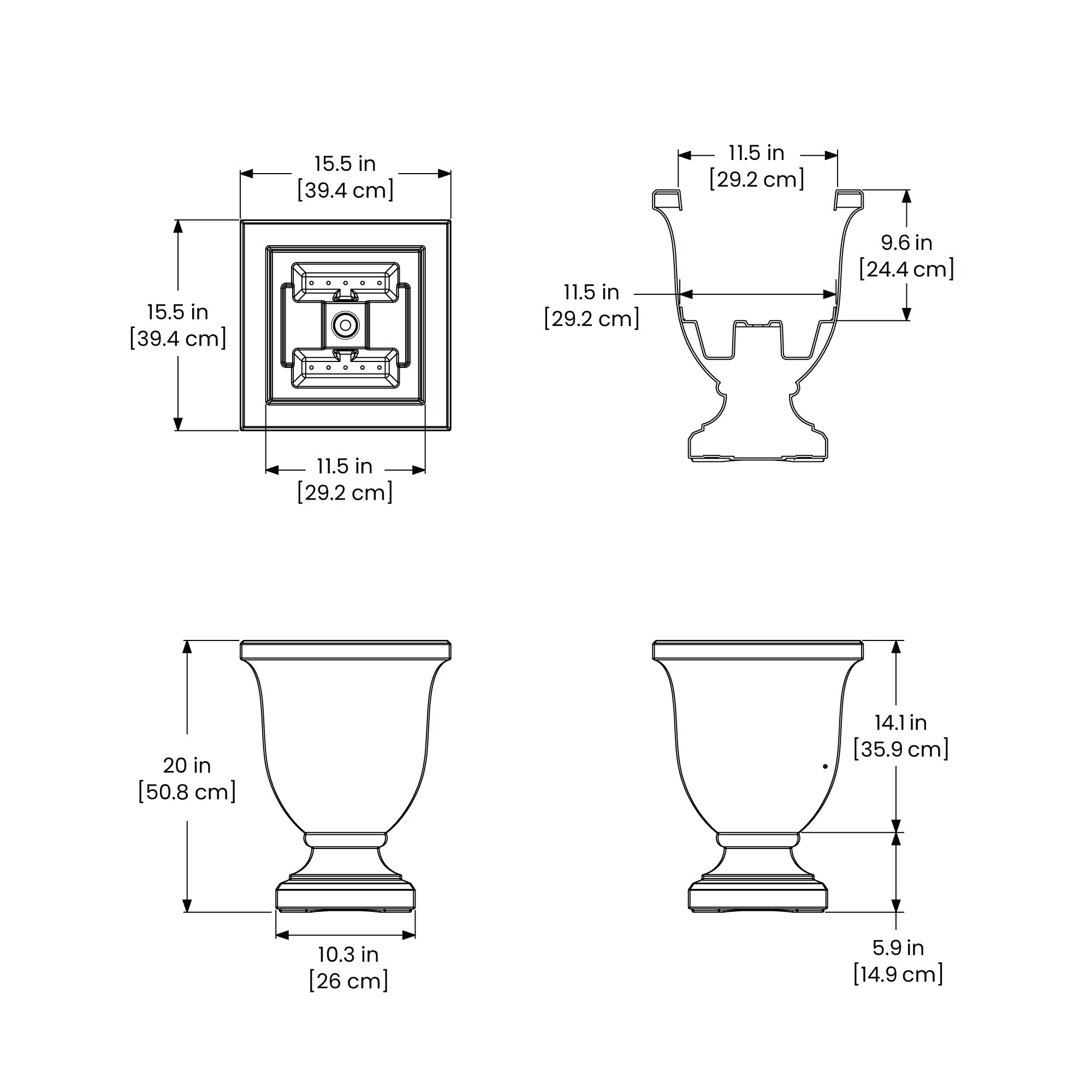 Mayne 5893-ES Planter-Window-Box - View #5
