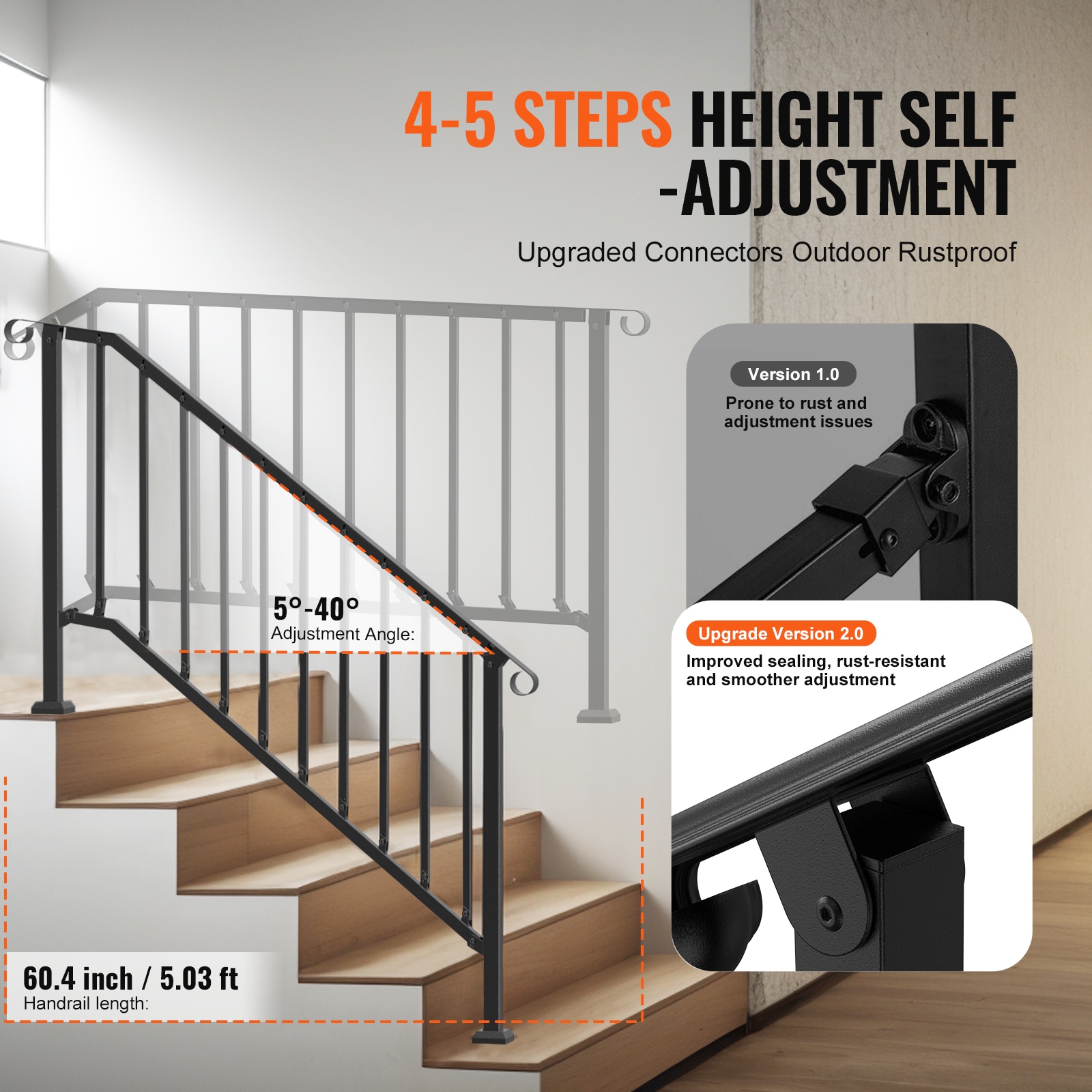 VEVOR SCBPXGMDZLSL05786V0 railings - View #4
