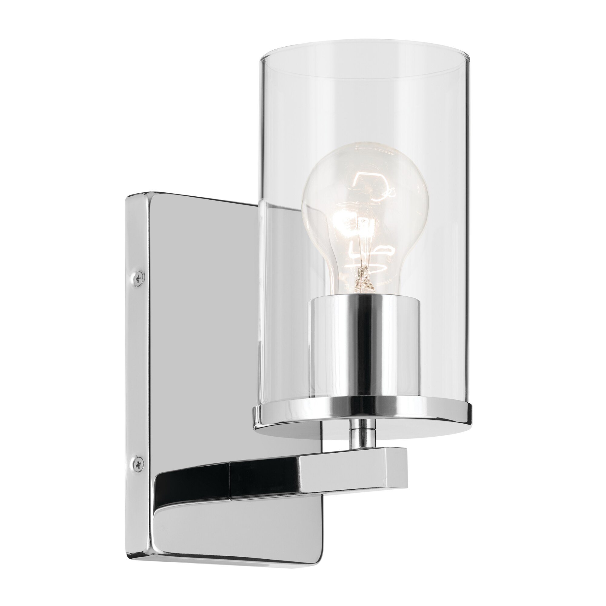 Kichler 45495CHCLR Crosby 4.5-in 1 -Light Chrome Modern/contemporary Vanity light